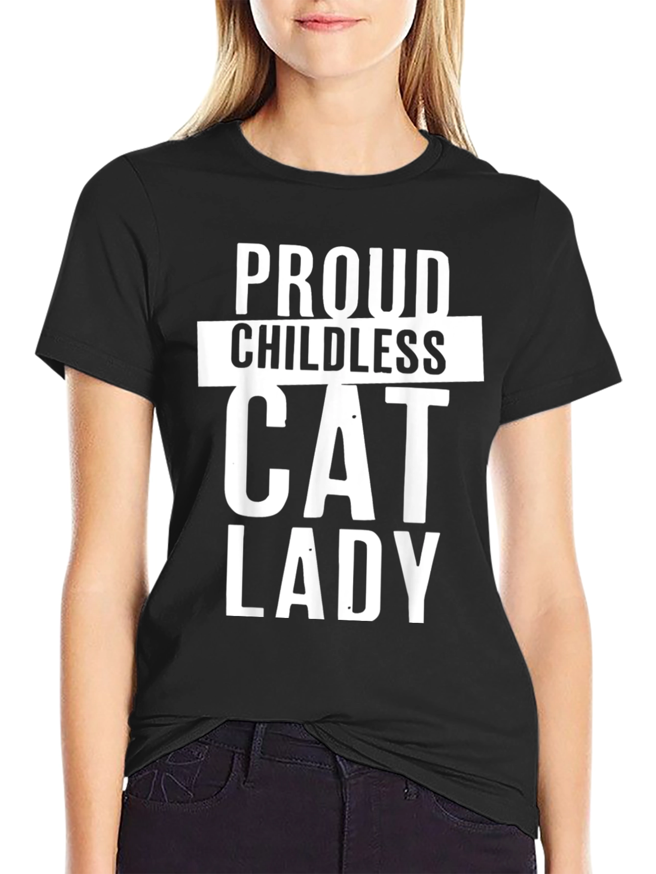Proud Childless Cat Lady T-Shirt
