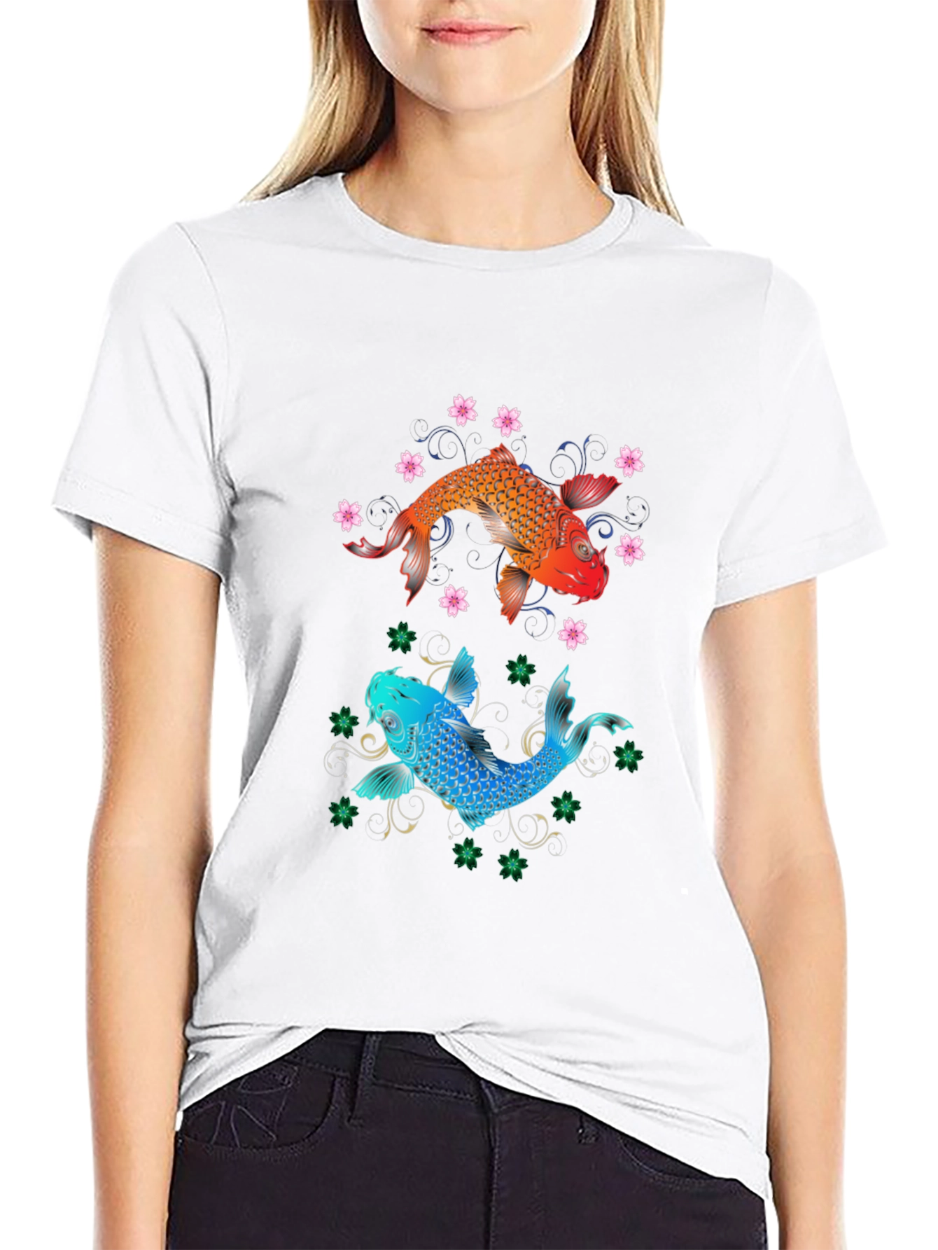 Koi Fish Graphic T-Shirt