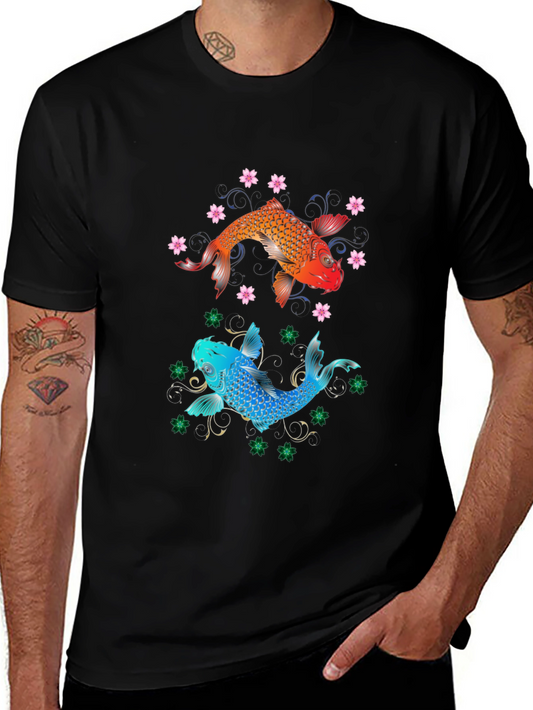 Koi Fish Graphic T-Shirt