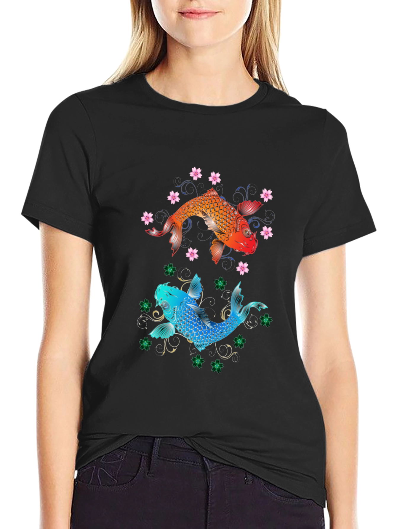 Koi Fish Graphic T-Shirt