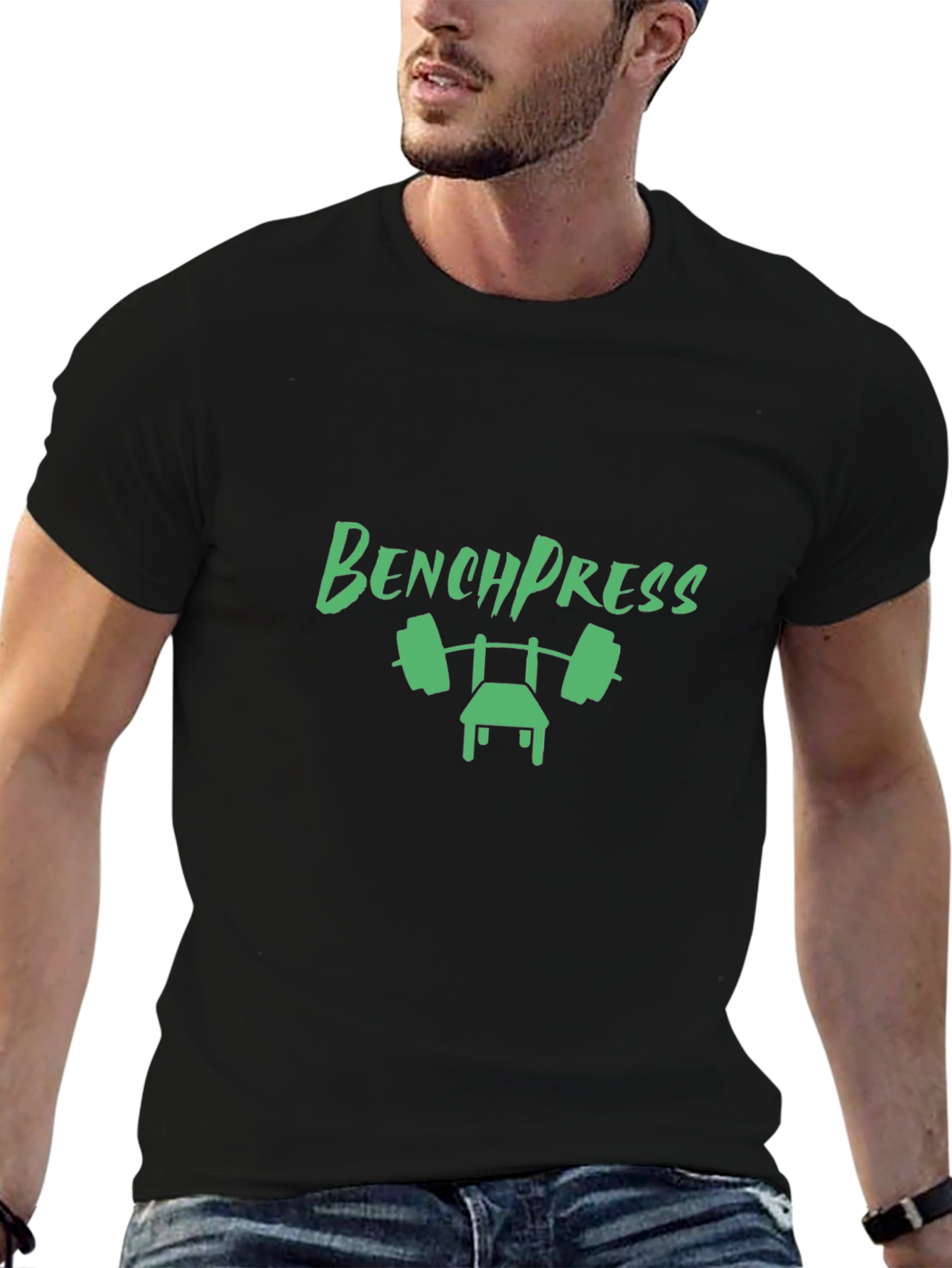 Bench Press T-Shirt - Gym Workout Apparel