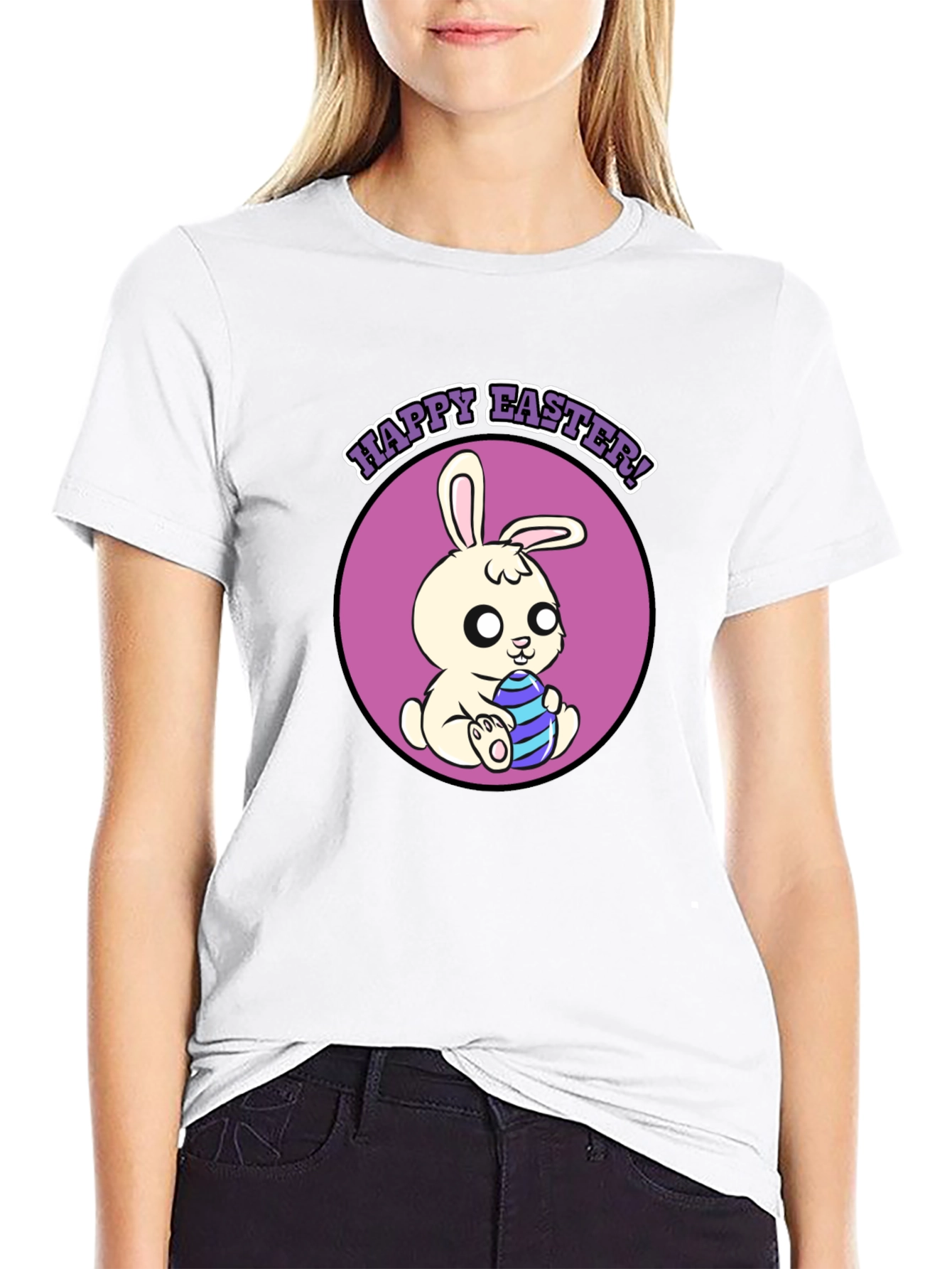 Happy Easter Bunny T-Shirt - Cute Holiday Apparel