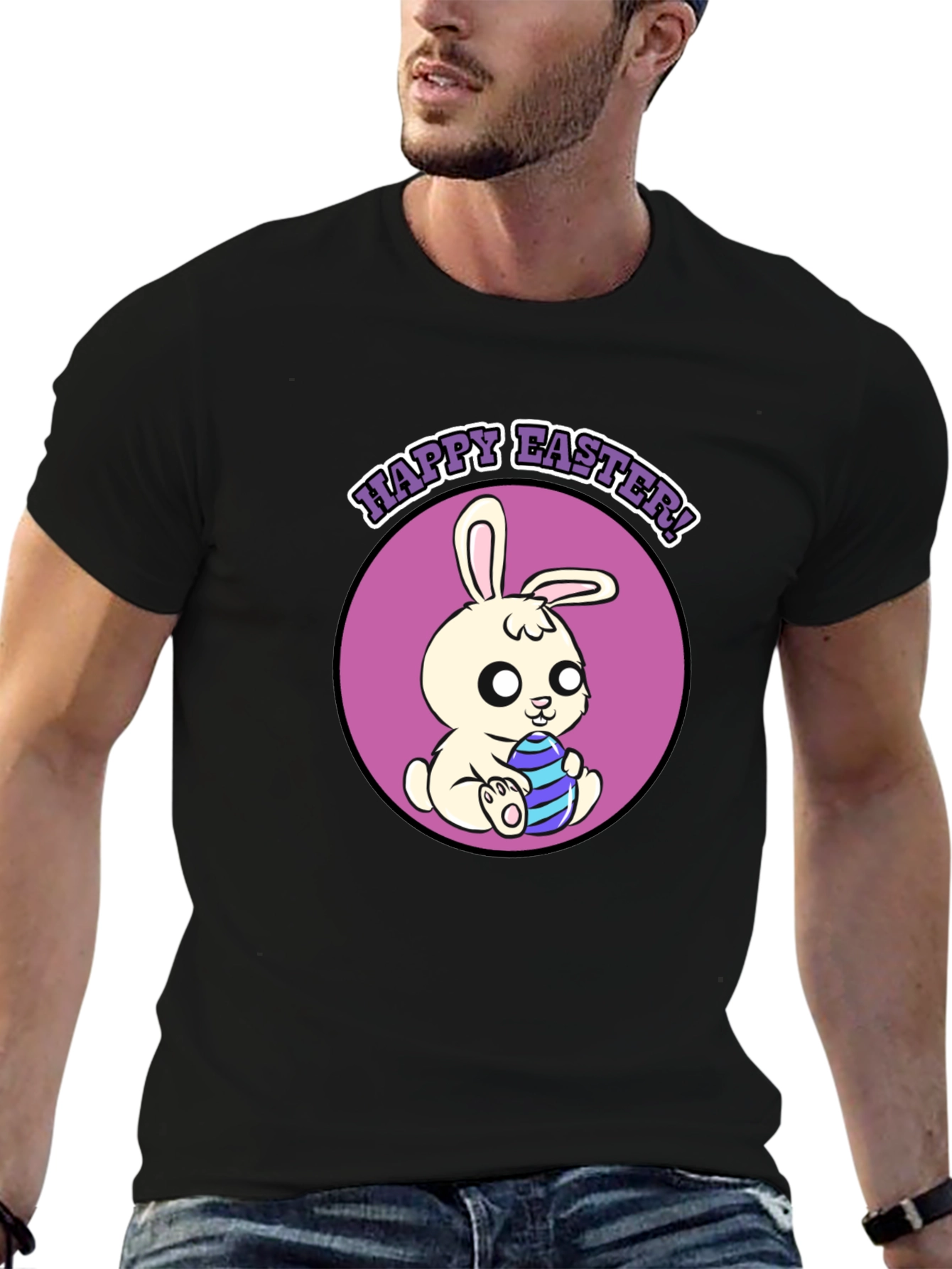 Happy Easter Bunny T-Shirt - Cute Holiday Apparel