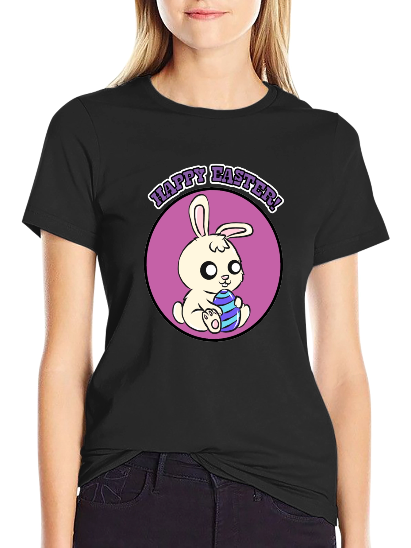 Happy Easter Bunny T-Shirt - Cute Holiday Apparel