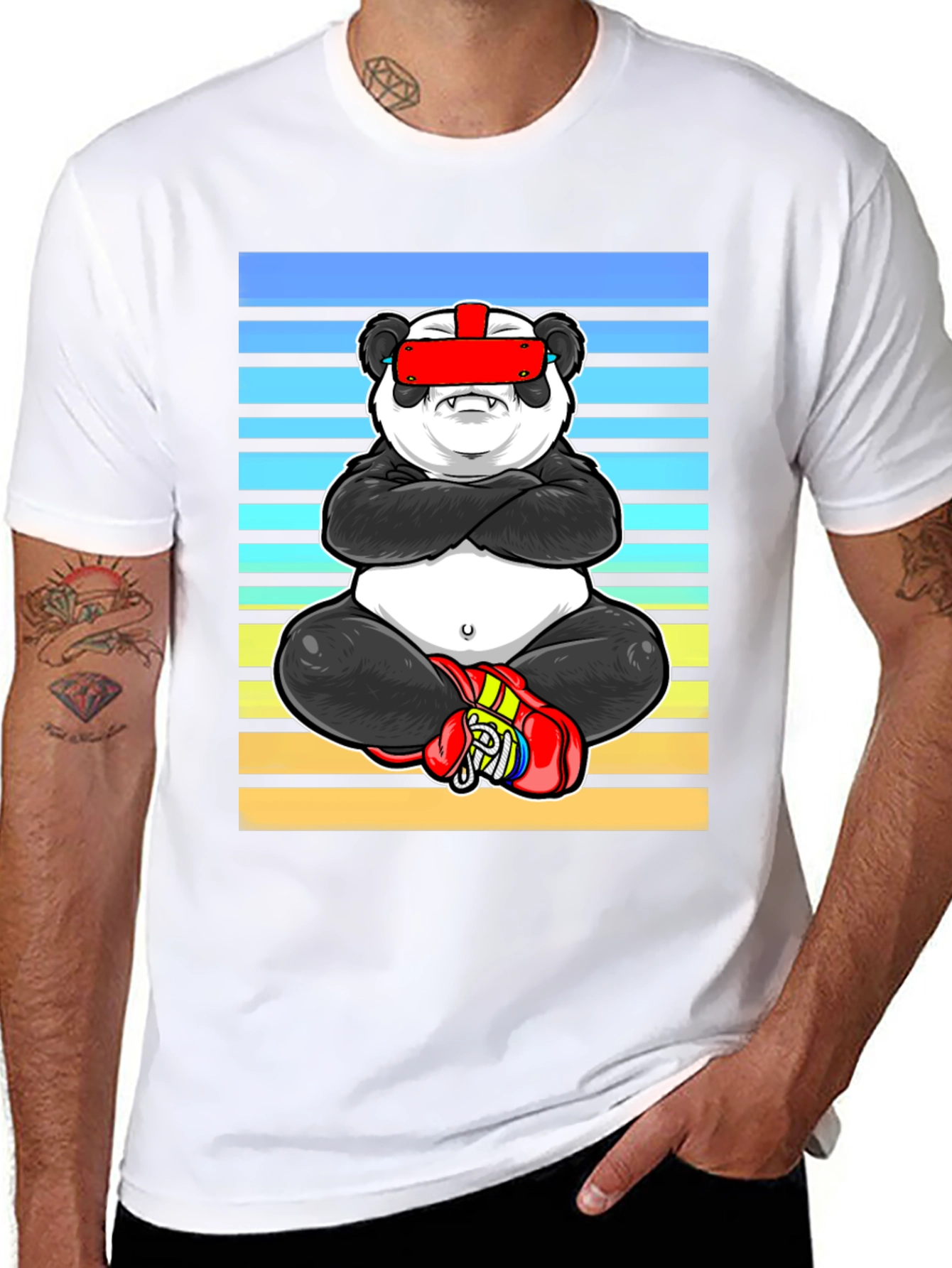 Cool Panda VR Boxing T-Shirt