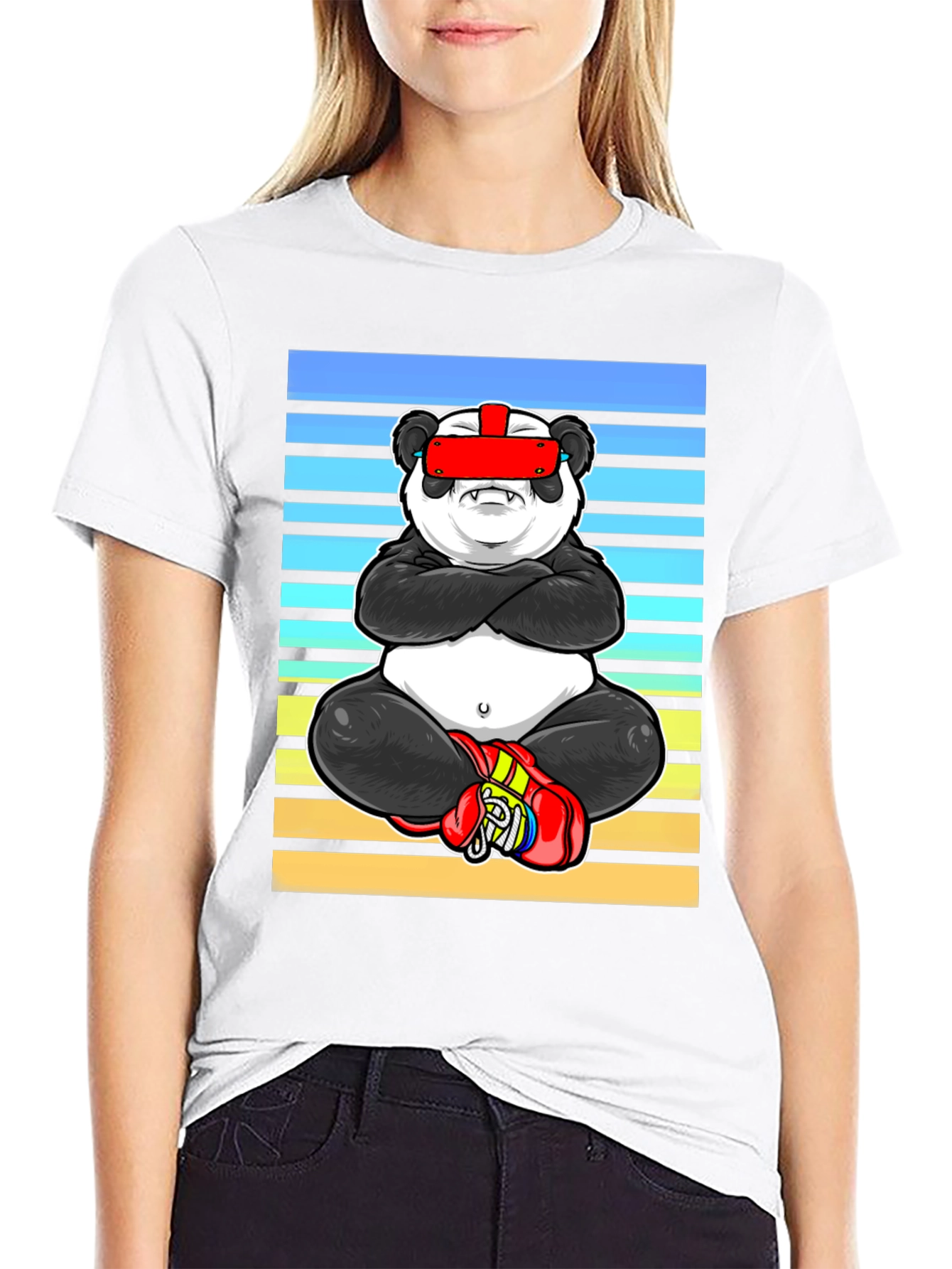 Cool Panda VR Boxing T-Shirt