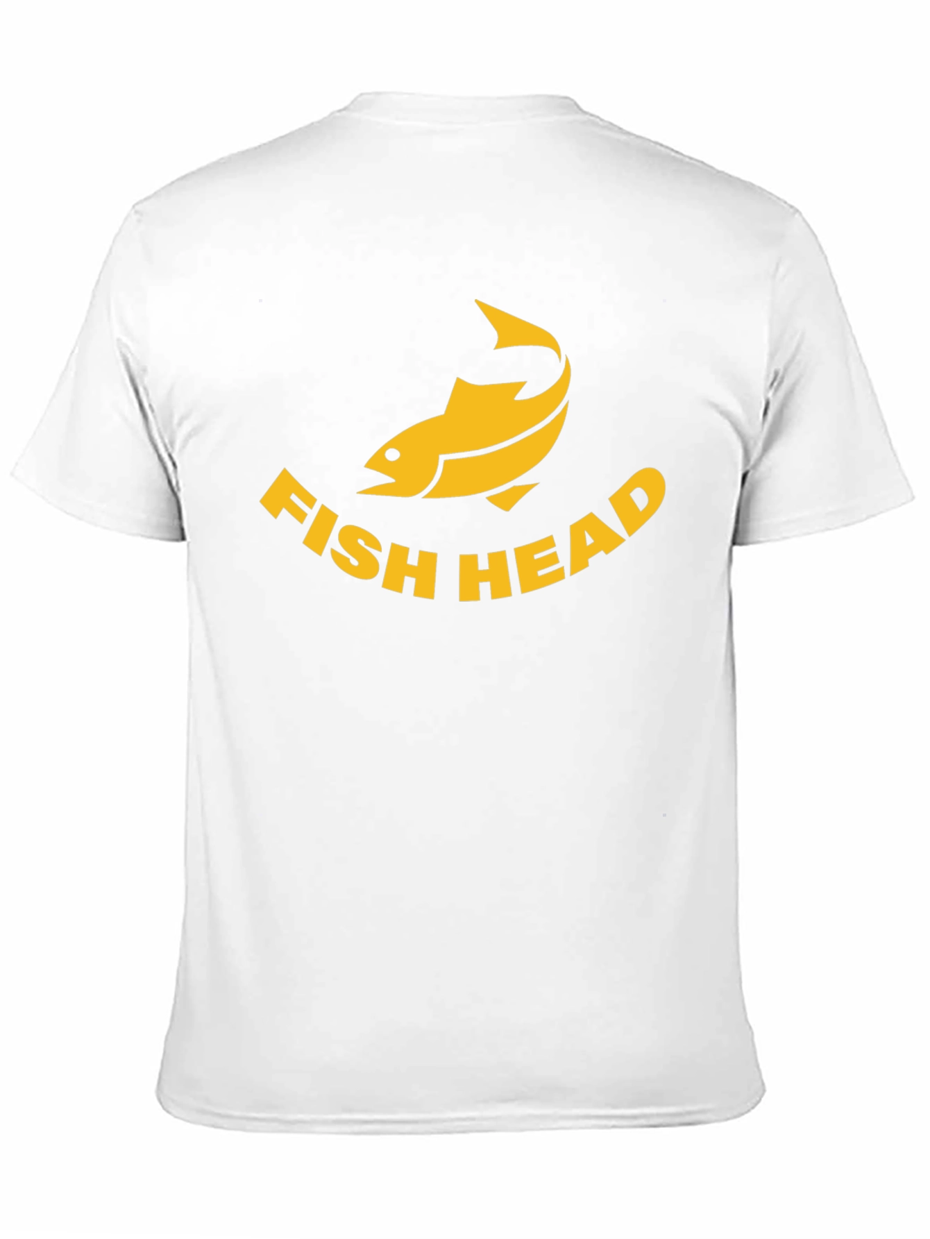 Fish Head Graphic Tee - Black Cotton T-Shirt