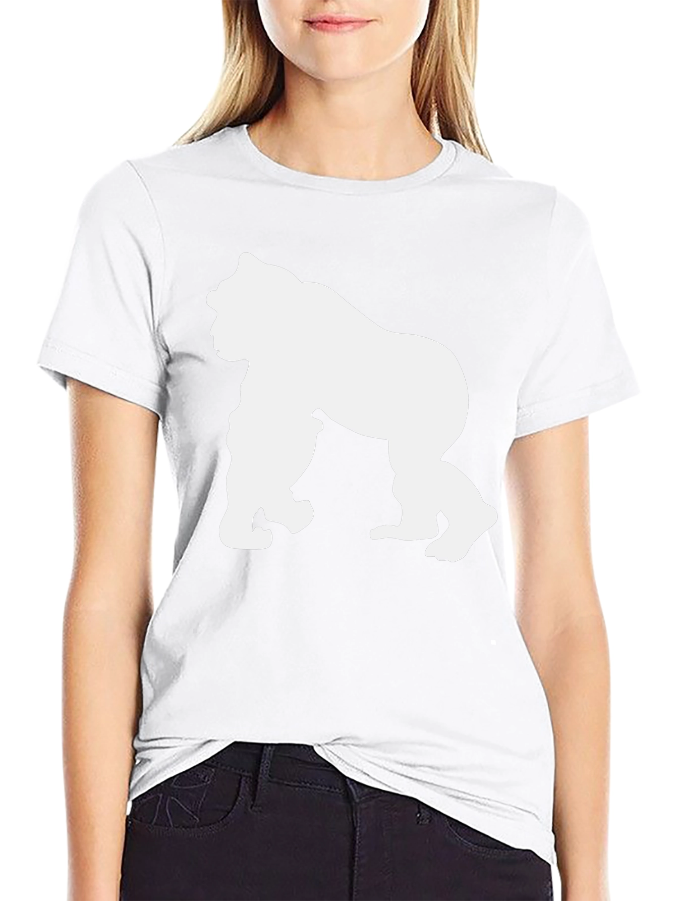 Gorilla Graphic Tee - Mens Black Cotton T-Shirt