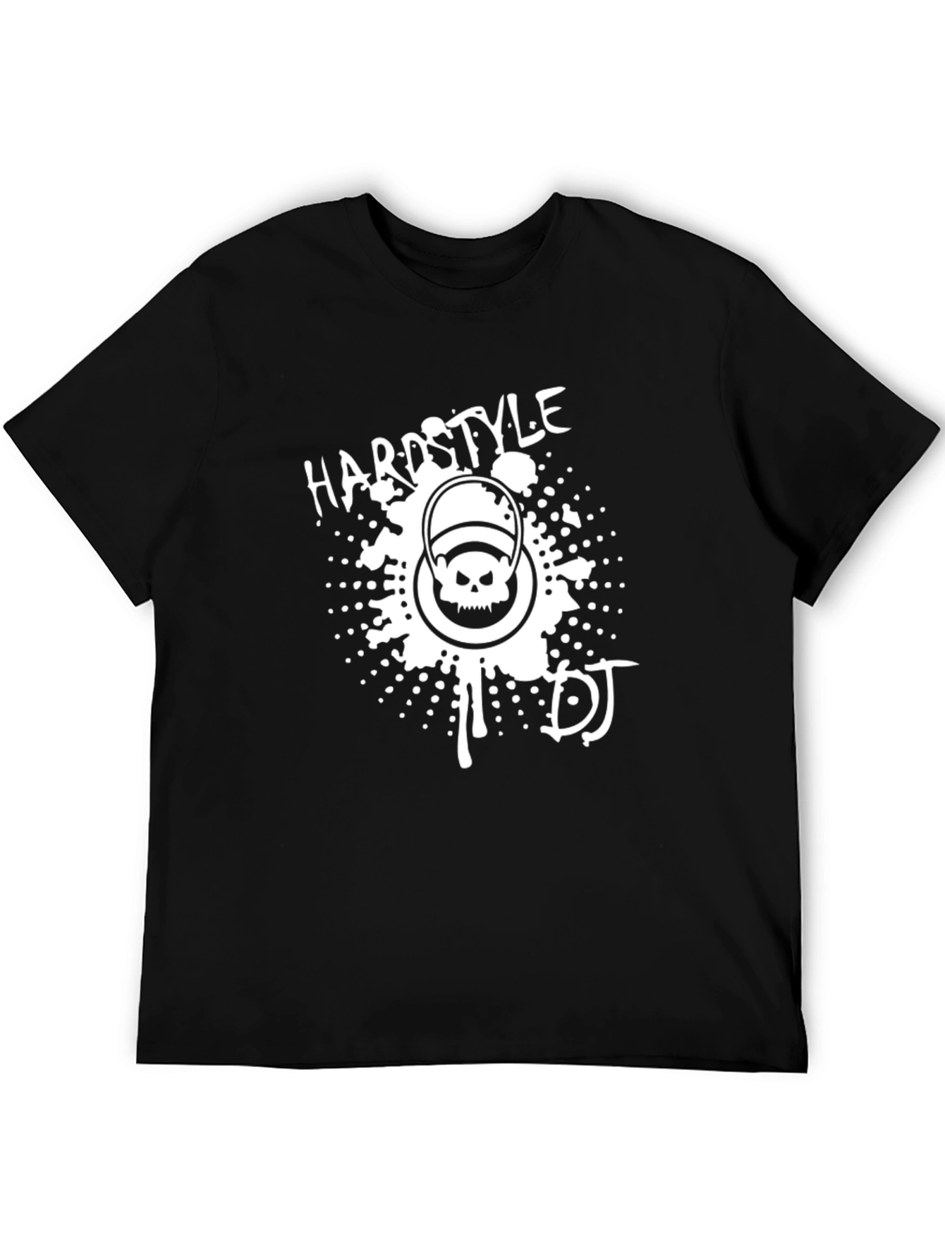 Hardstyle DJ Graphic T-Shirt - Black Cotton Tee