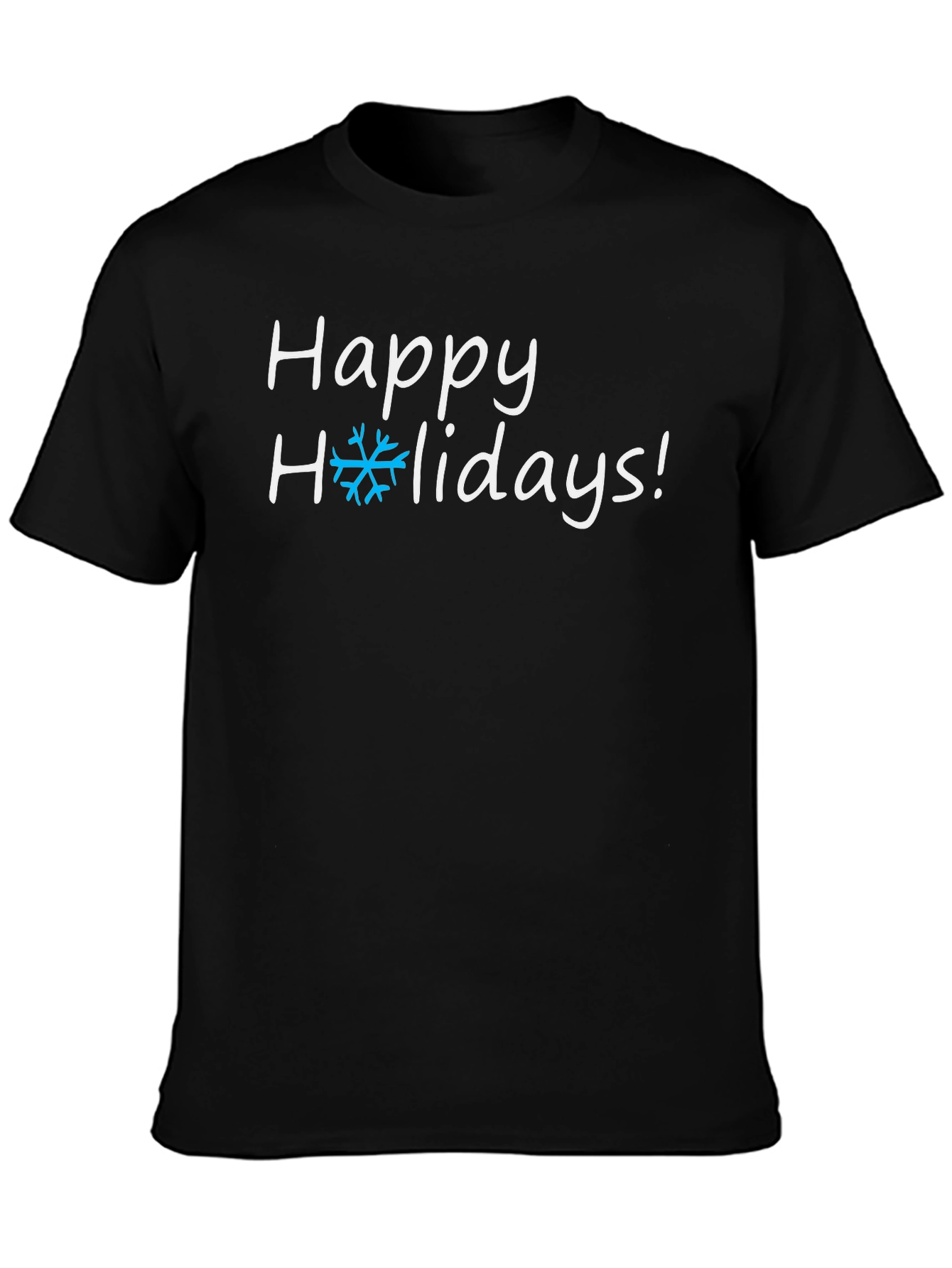 Happy Holidays Graphic T-Shirt - Festive Holiday Apparel