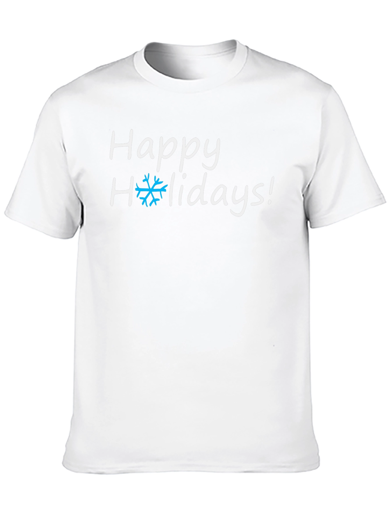 Happy Holidays Graphic T-Shirt - Festive Holiday Apparel