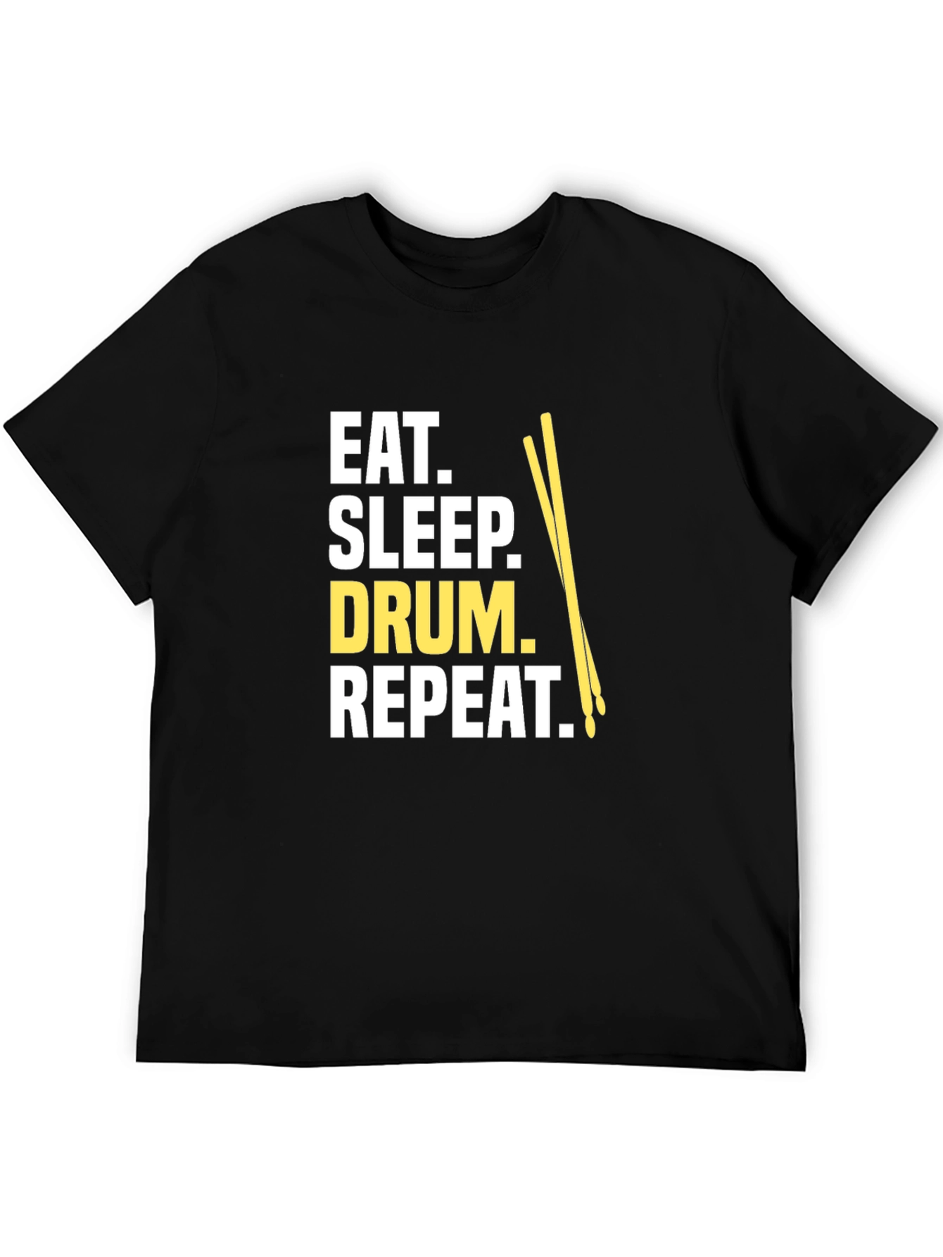 Eat Sleep Drum Repeat T-Shirt - Musician Tee