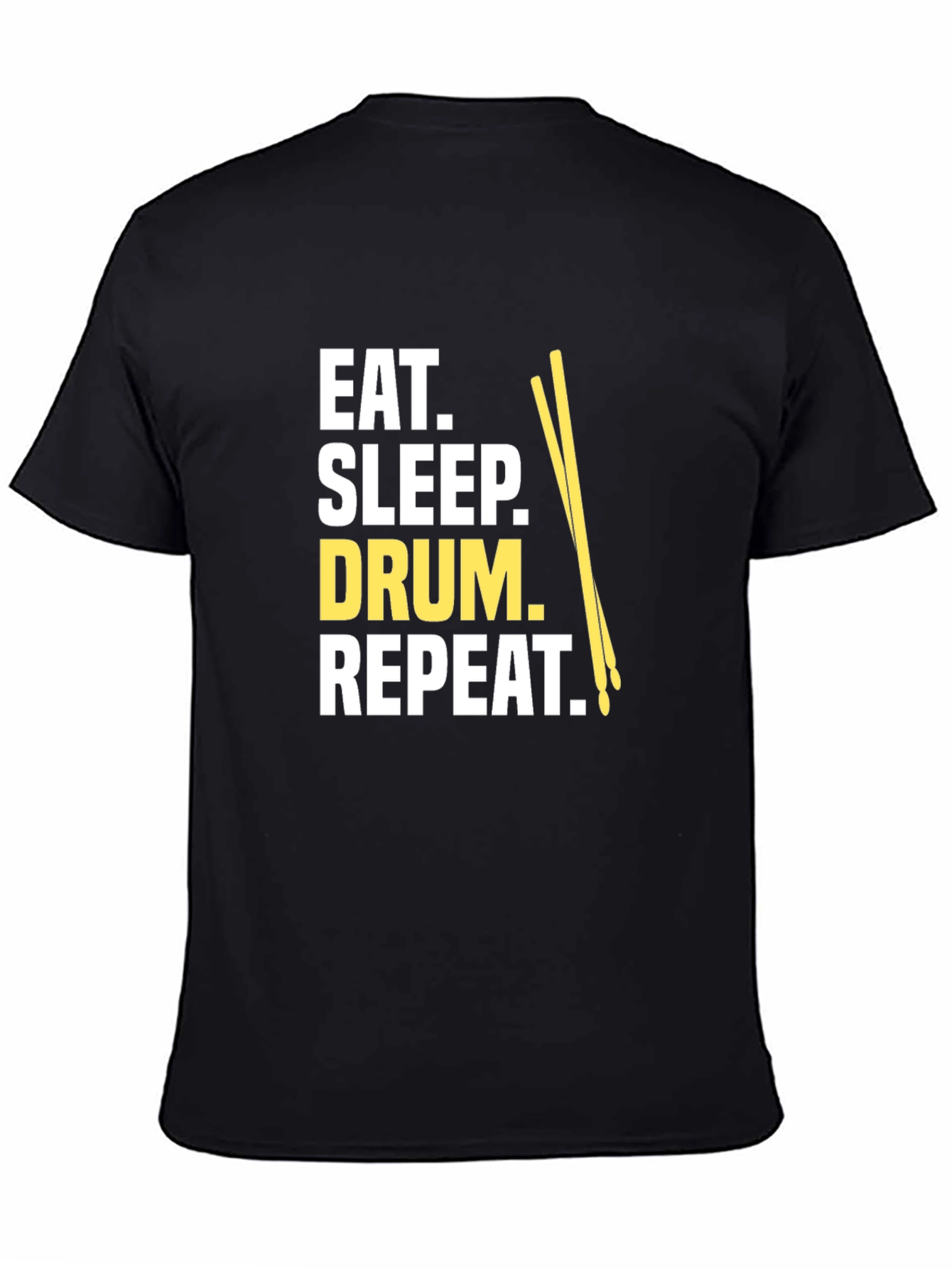 Eat Sleep Drum Repeat T-Shirt - Musician Tee