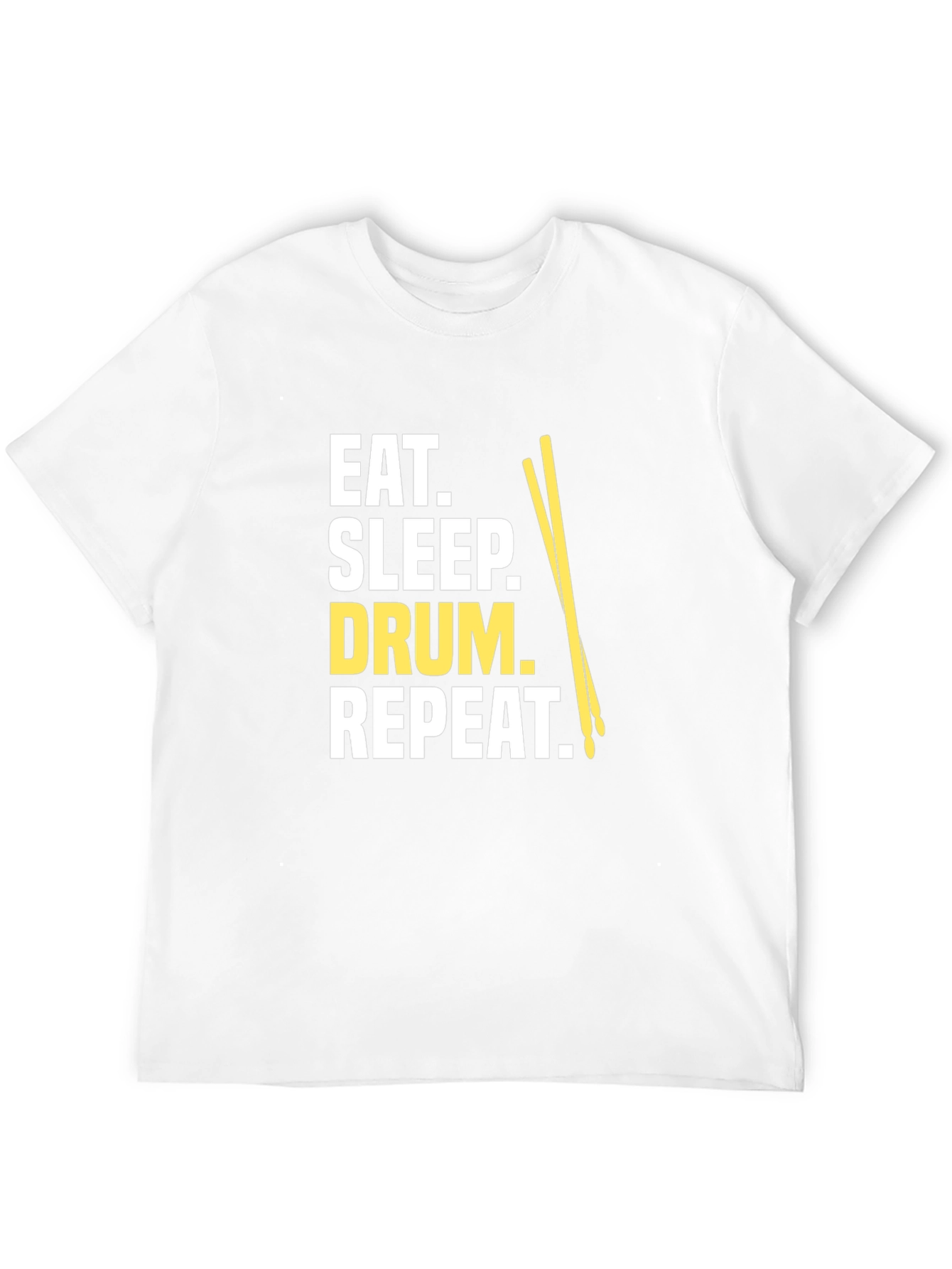 Eat Sleep Drum Repeat T-Shirt - Musician Tee
