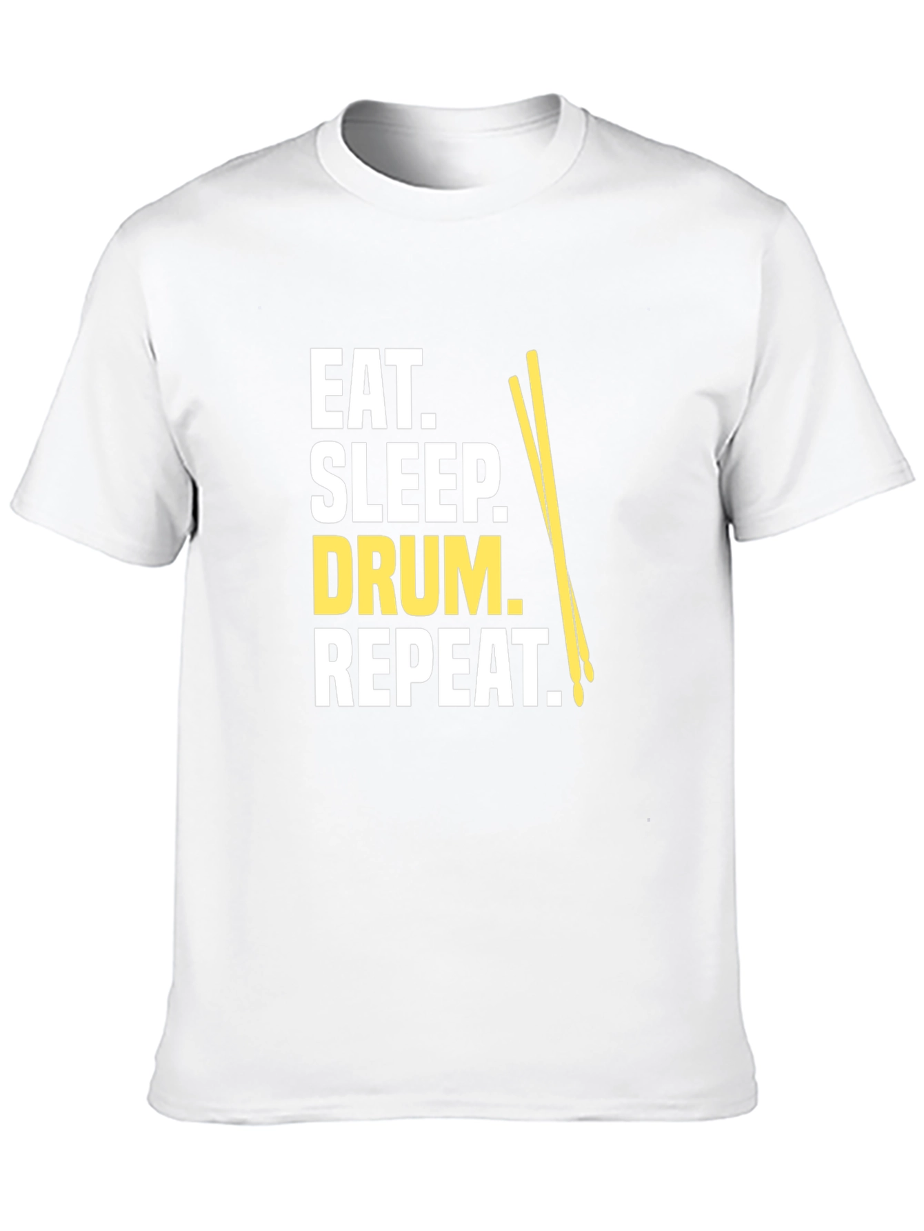 Eat Sleep Drum Repeat T-Shirt - Musician Tee