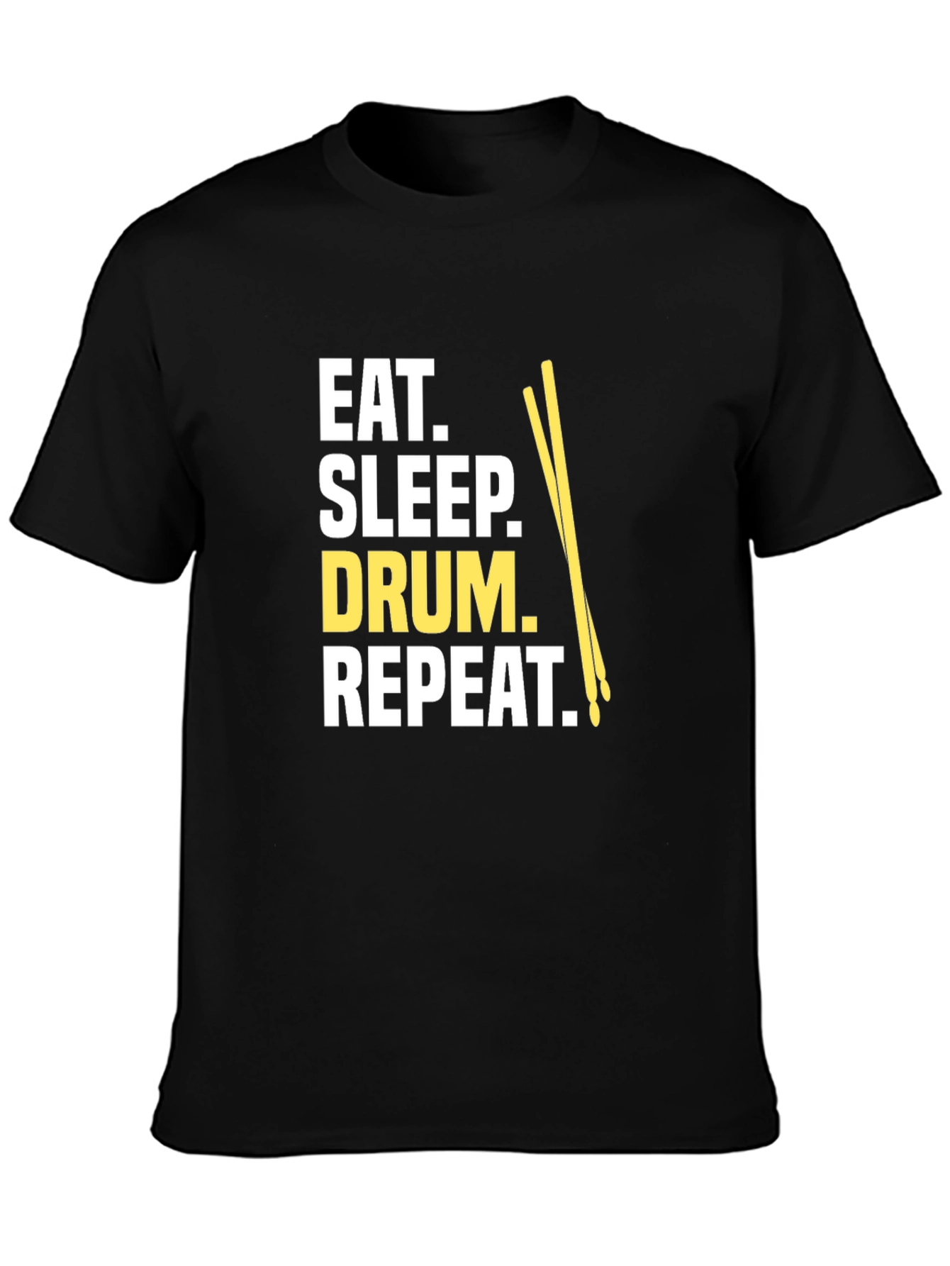 Eat Sleep Drum Repeat T-Shirt - Musician Tee