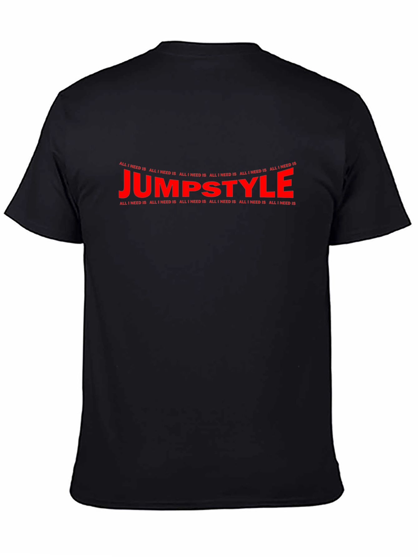 Jumpstyle Graphic Tee - Bold Red Print