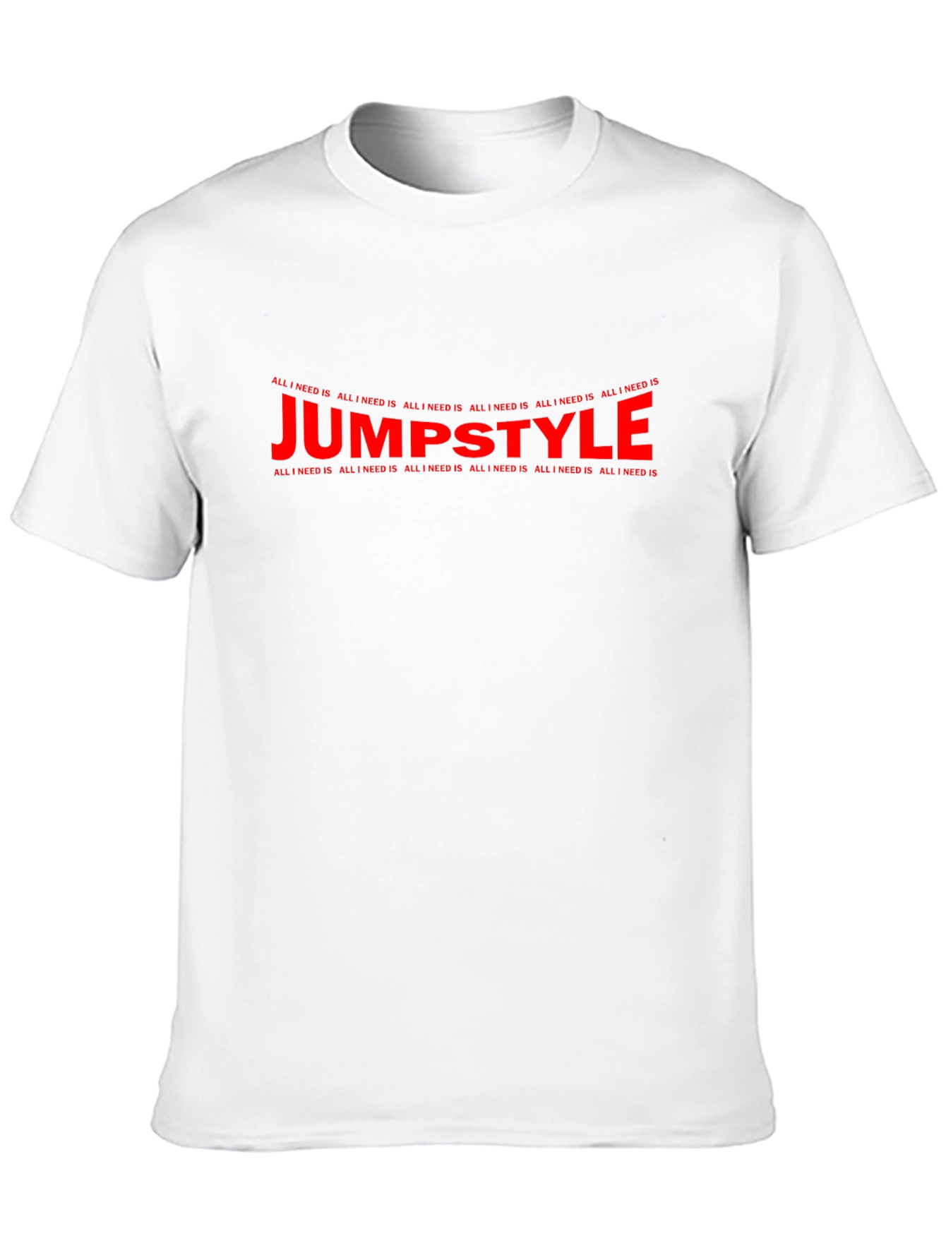 Jumpstyle Graphic Tee - Bold Red Print
