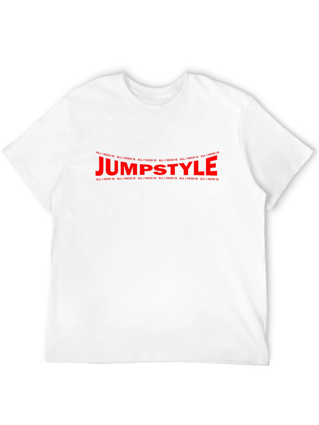Jumpstyle Graphic Tee - Bold Red Print