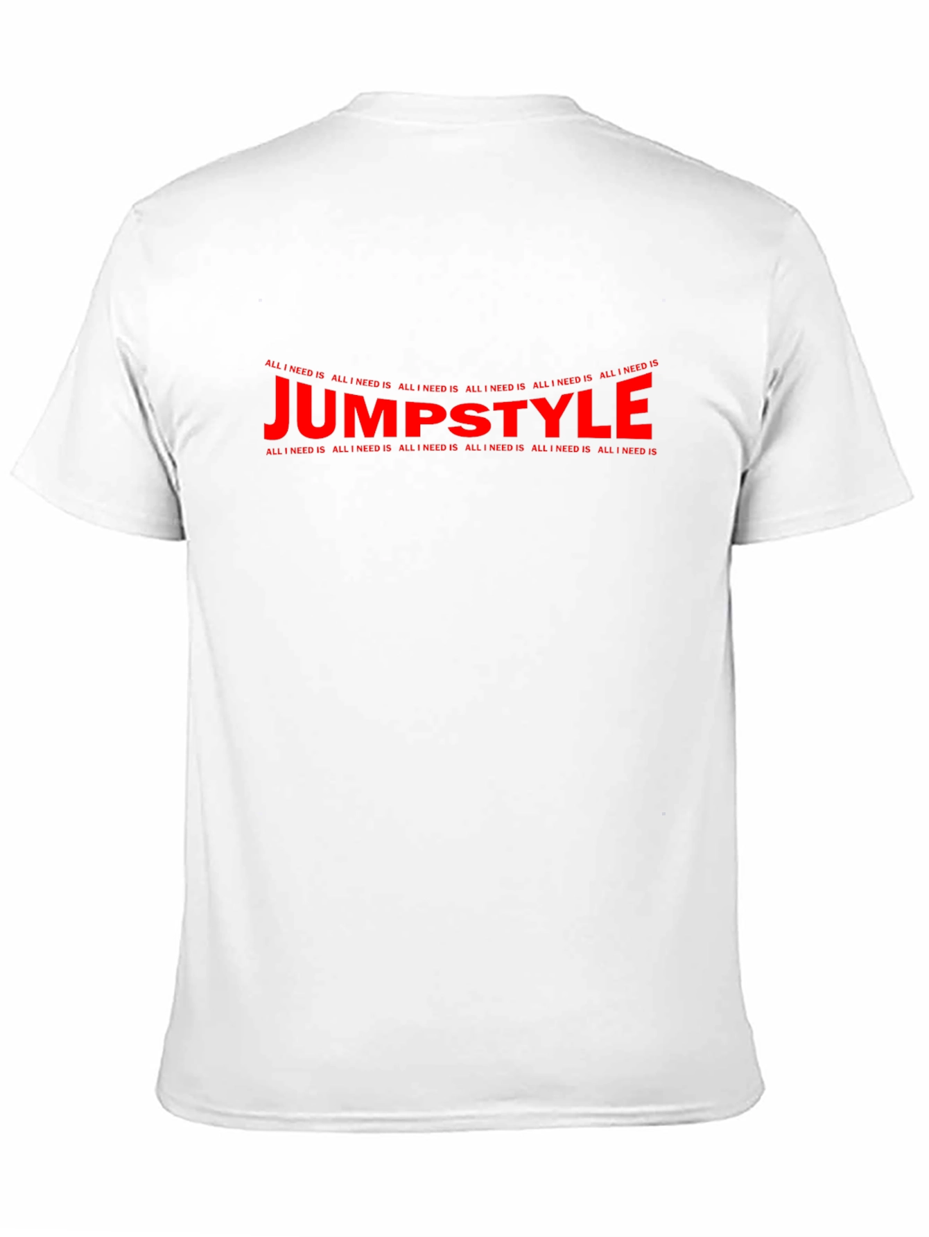 Jumpstyle Graphic Tee - Bold Red Print