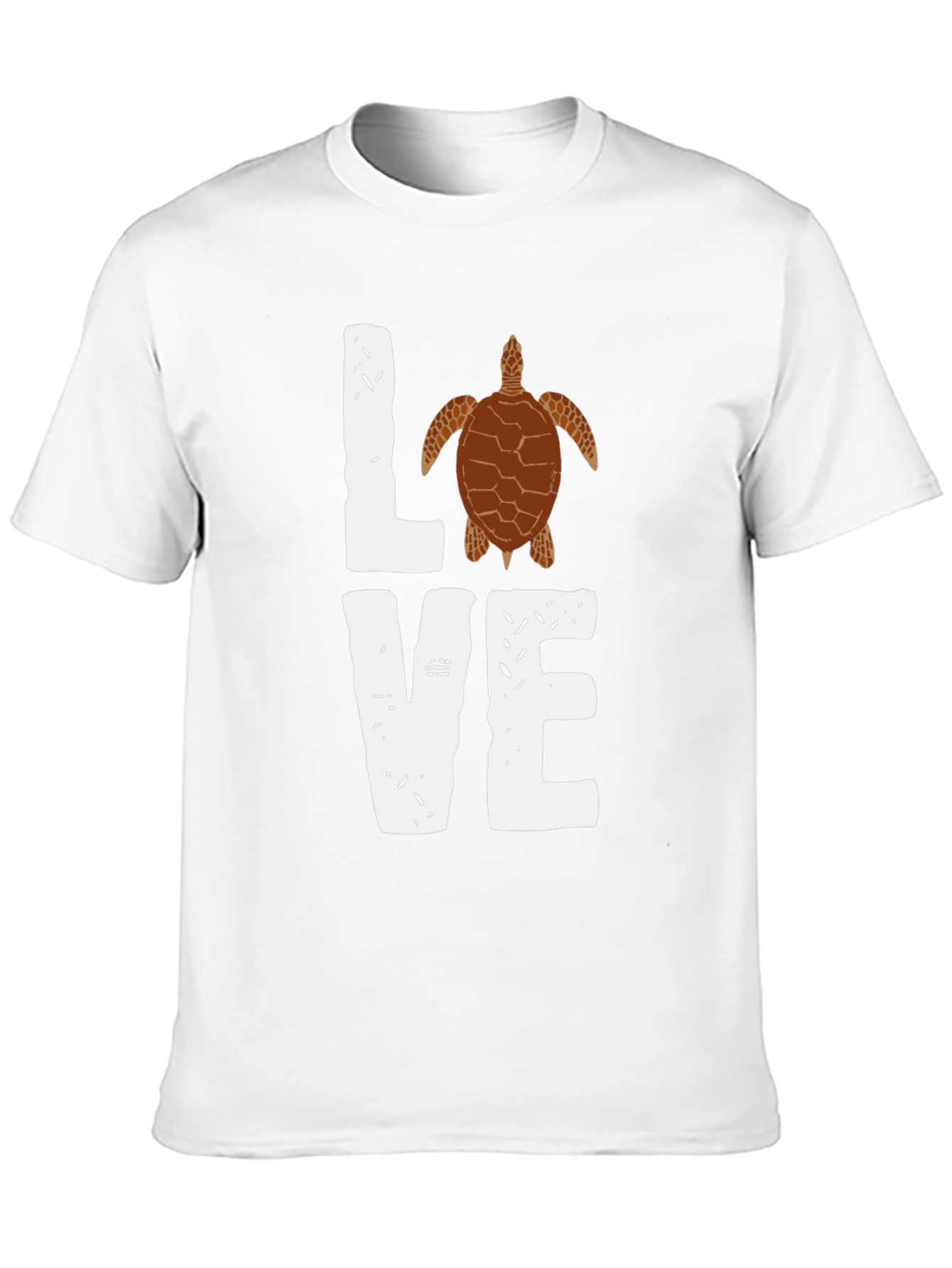 Love Sea Turtle Graphic Tee - Black Casual Shirt