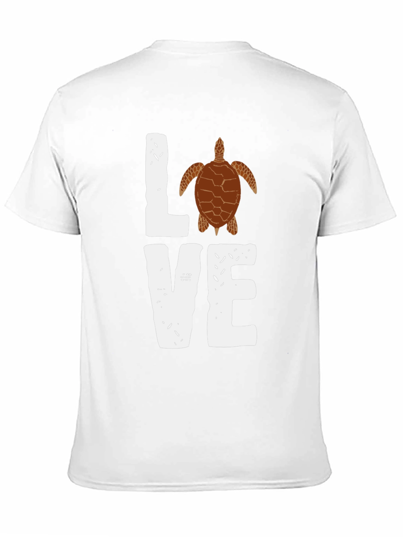 Love Sea Turtle Graphic Tee - Black Casual Shirt