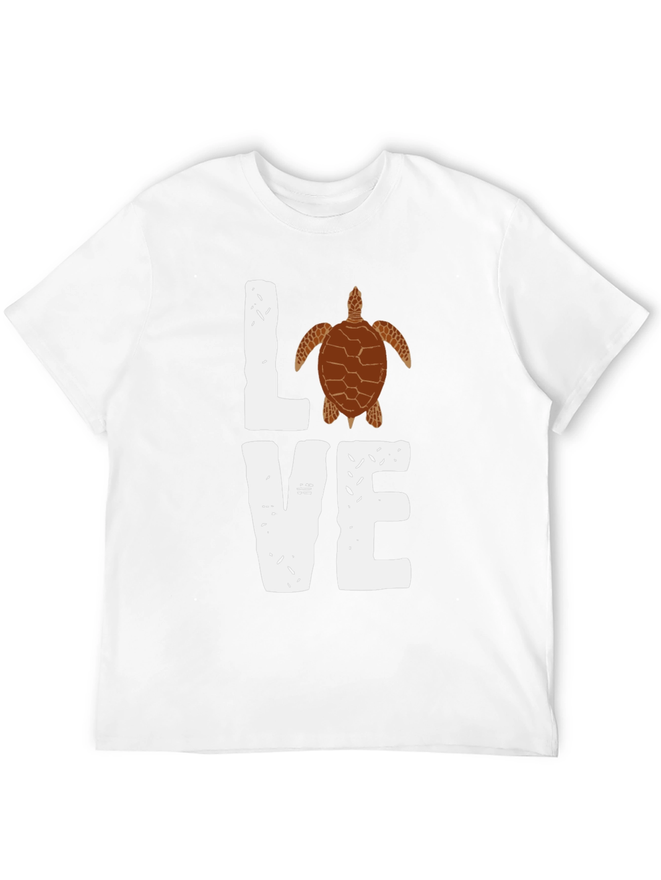 Love Sea Turtle Graphic Tee - Black Casual Shirt