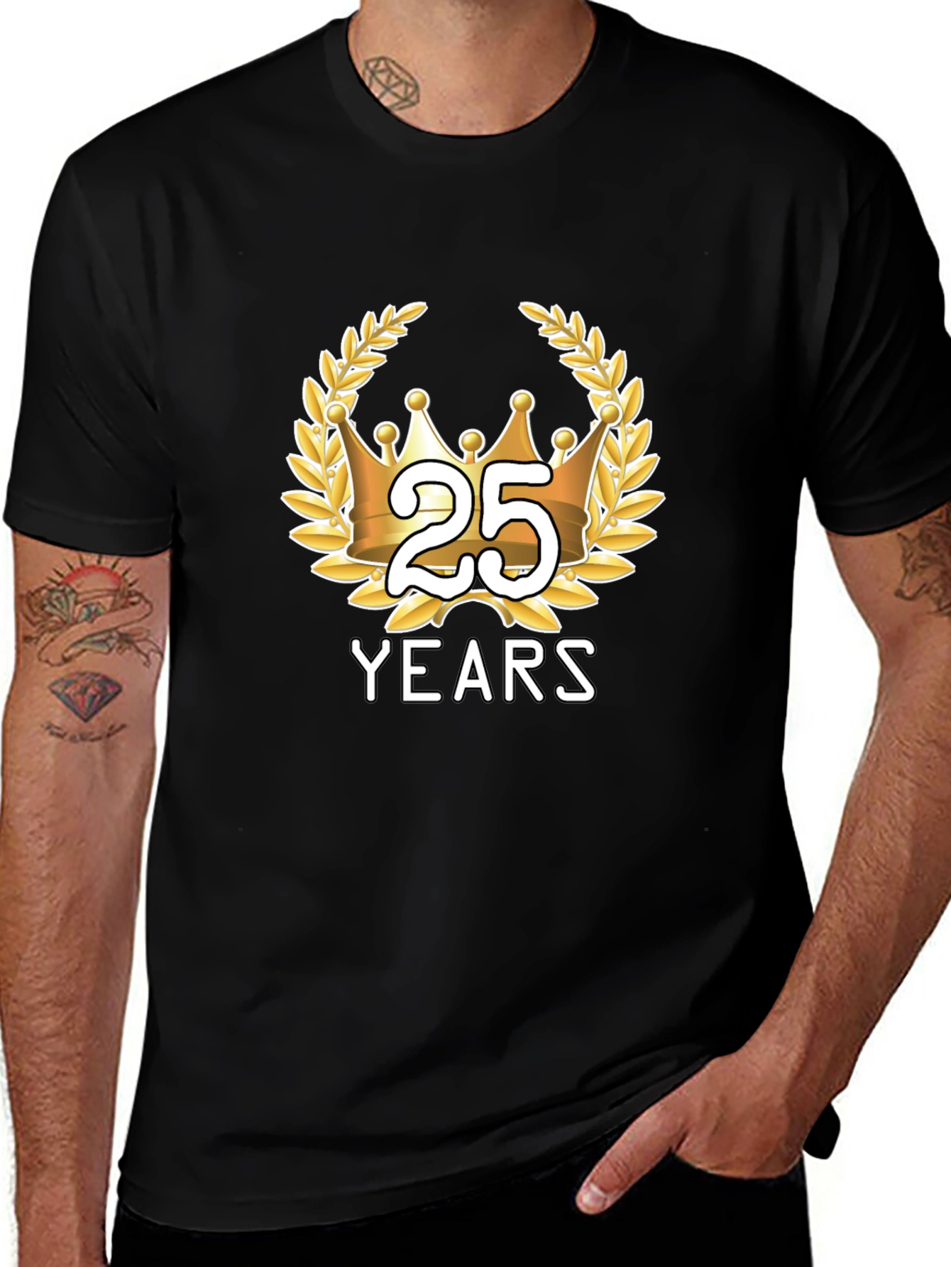 25th Anniversary Black T-Shirt
