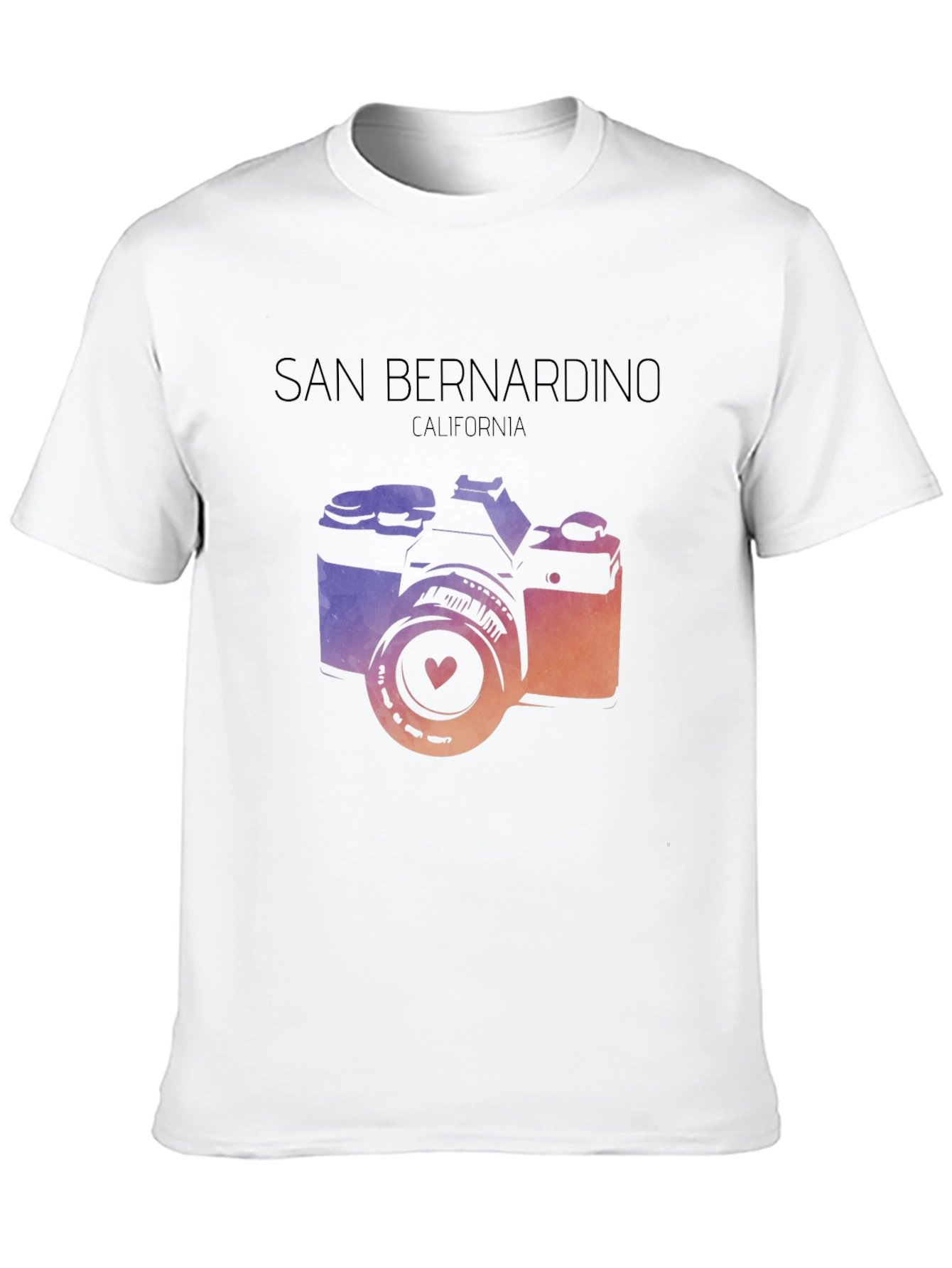 San Bernardino CA Camera Graphic T-Shirt