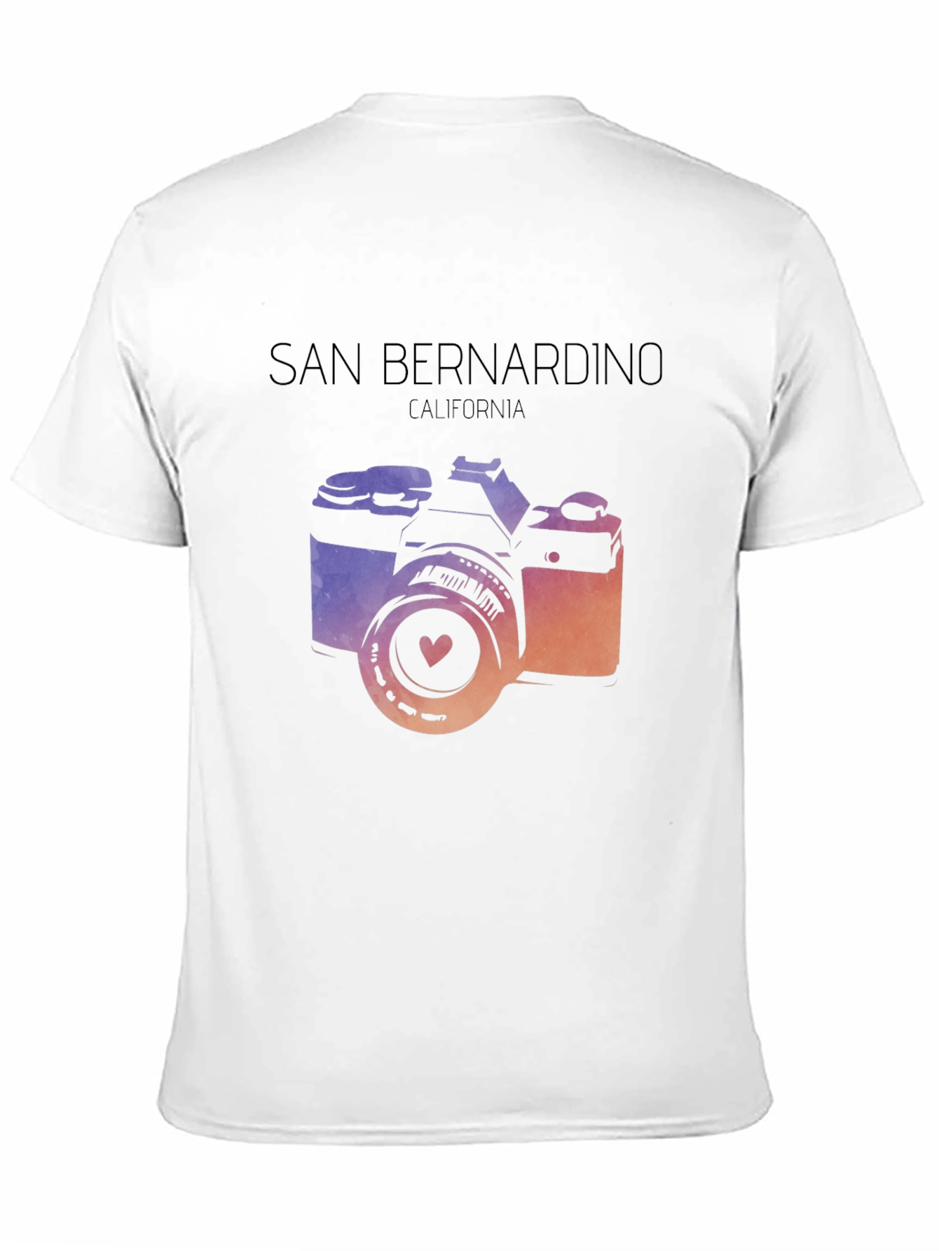 San Bernardino CA Camera Graphic T-Shirt