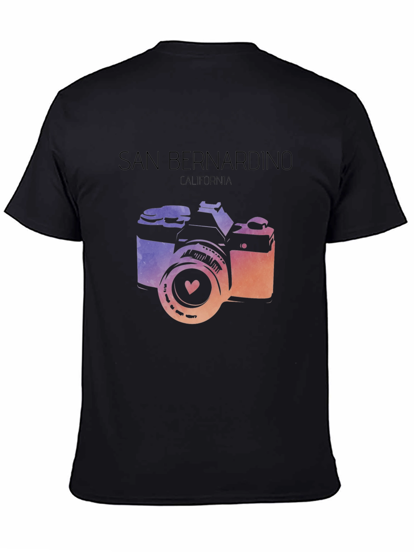 San Bernardino CA Camera Graphic T-Shirt