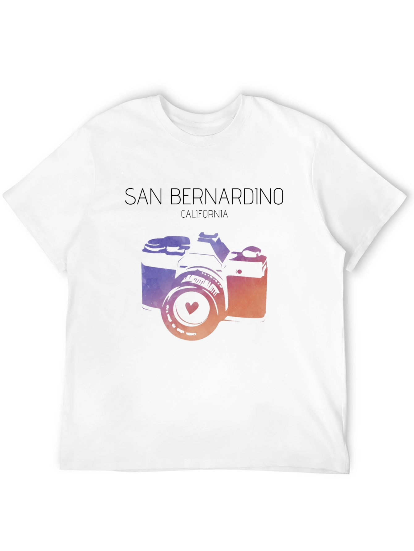 San Bernardino CA Camera Graphic T-Shirt