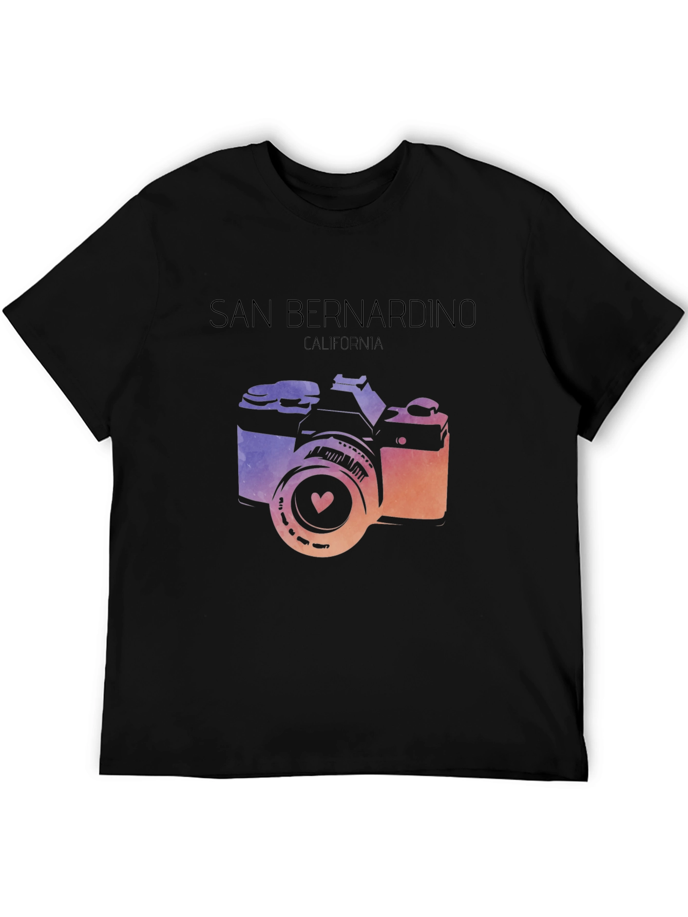 San Bernardino CA Camera Graphic T-Shirt