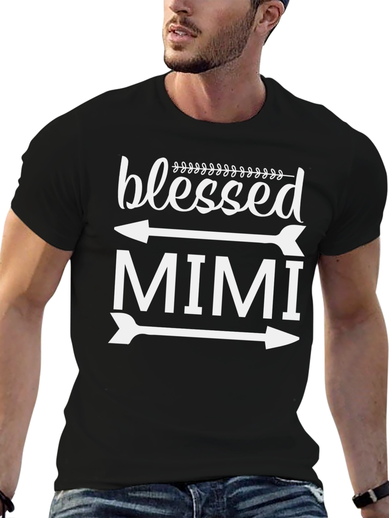 Blessed Mimi Arrow Graphic T-Shirt