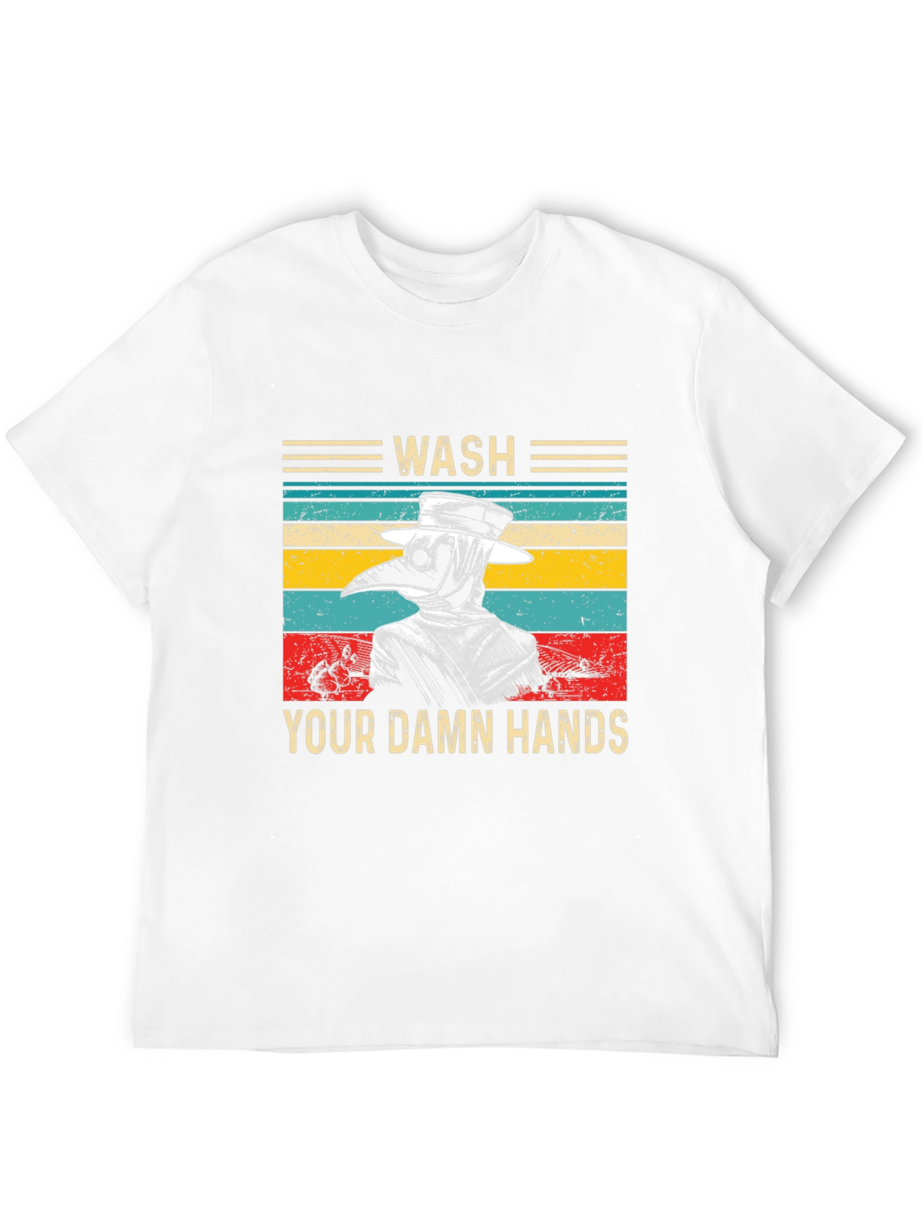 Wash Your Damn Hands Plague Doctor T-Shirt