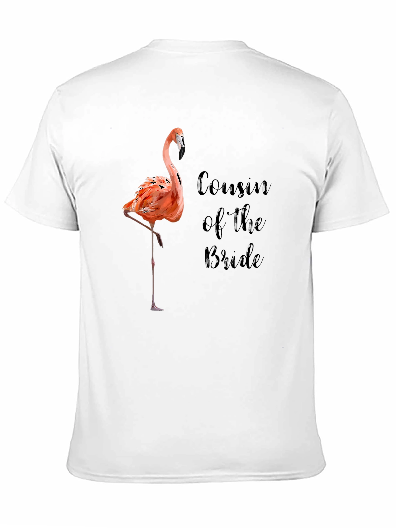 Cousin of the Bride Flamingo T-Shirt
