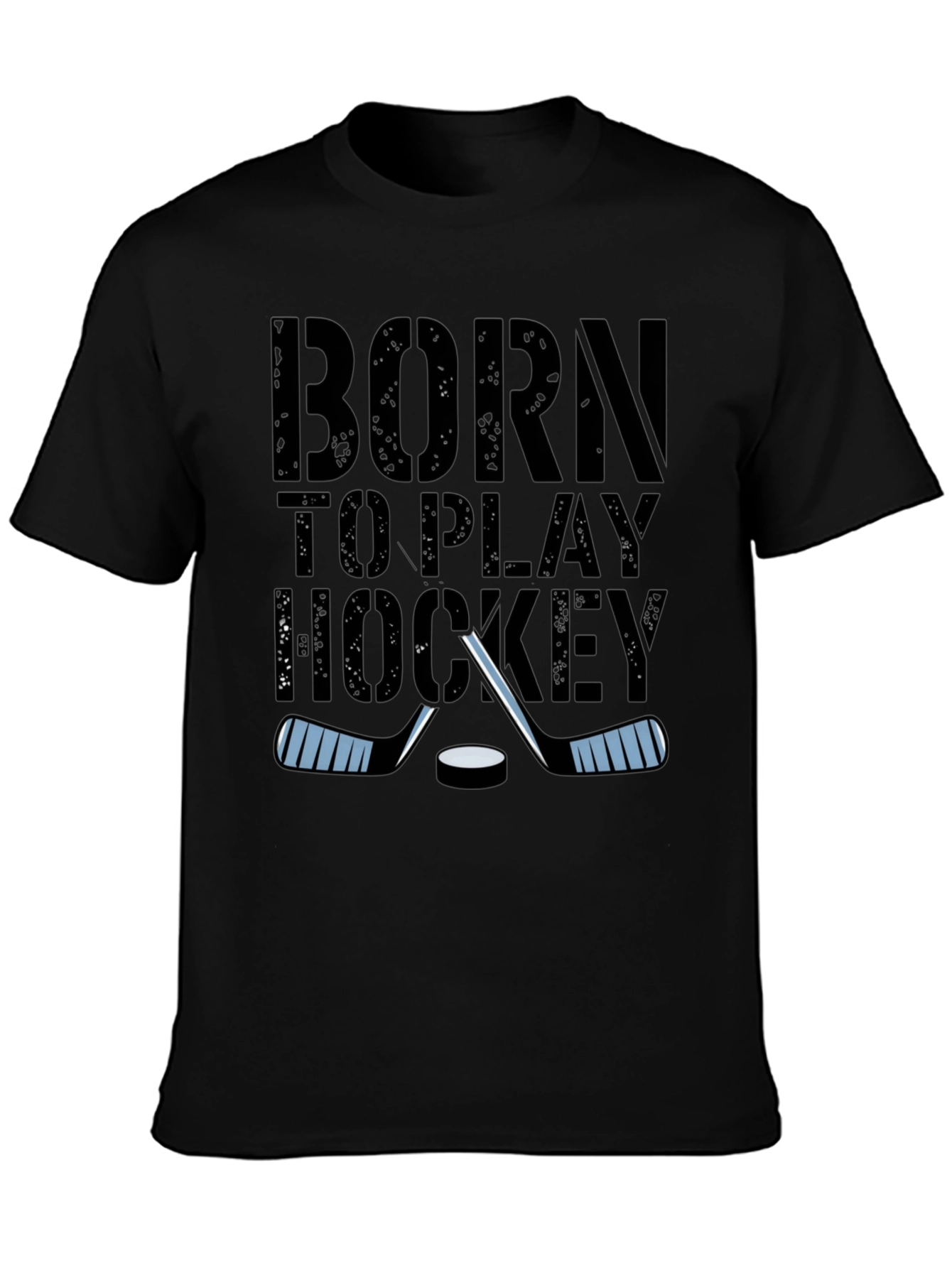Born To Play Hockey Graphic T-Shirt