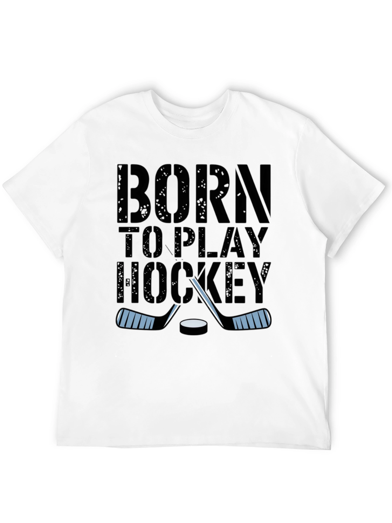 Born To Play Hockey Graphic T-Shirt