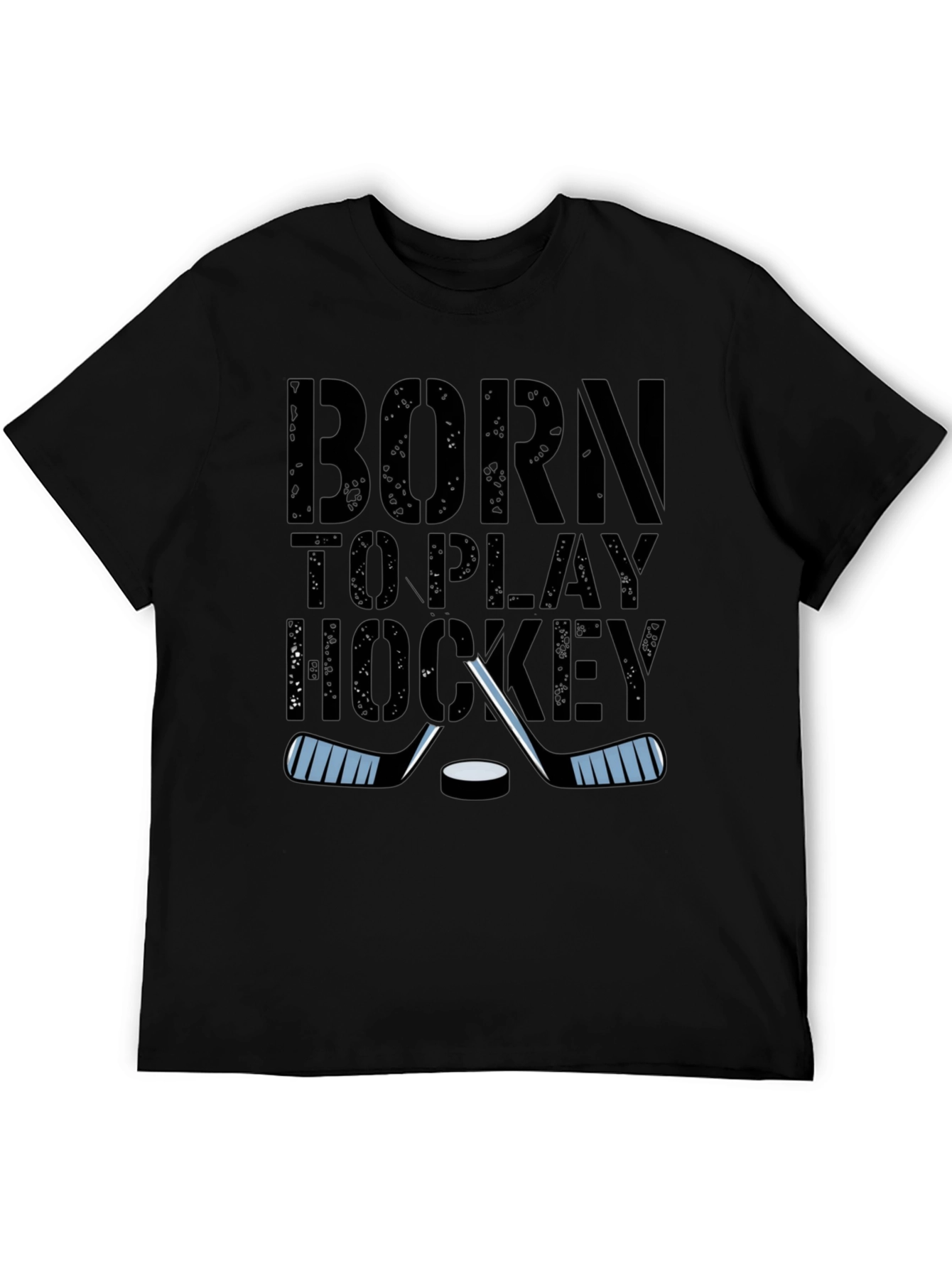 Born To Play Hockey Graphic T-Shirt
