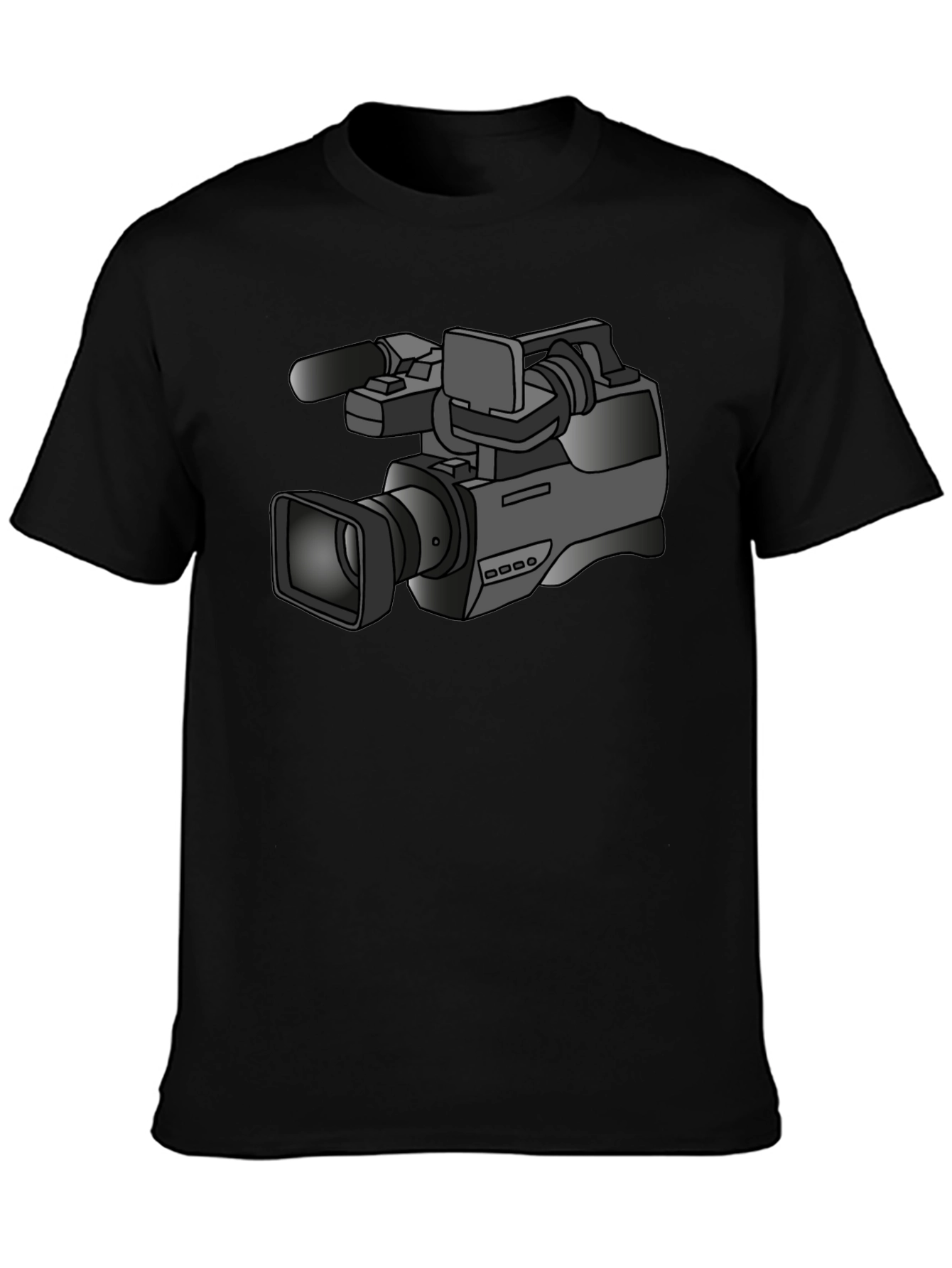 Camera Graphic Tee - Black