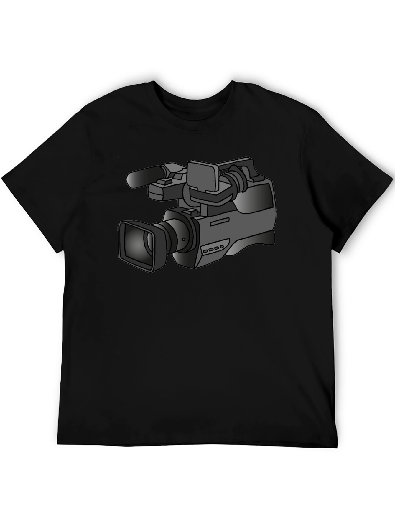 Camera Graphic Tee - Black