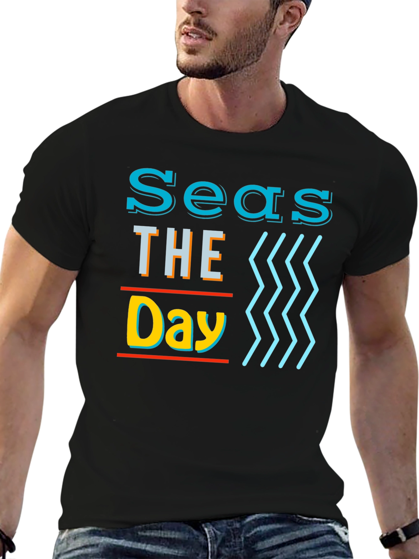 Seas The Day Graphic T-Shirt