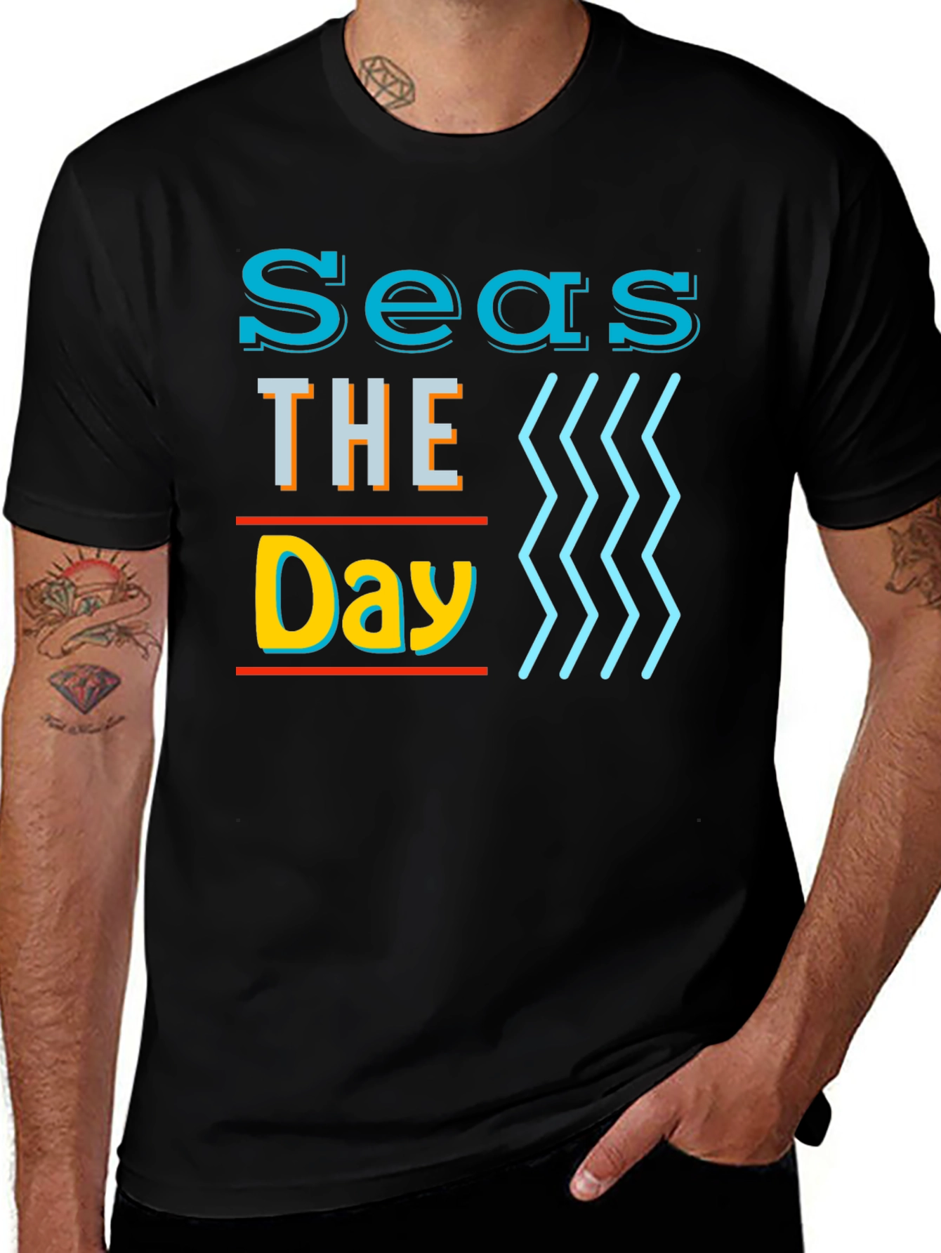 Seas The Day Graphic T-Shirt
