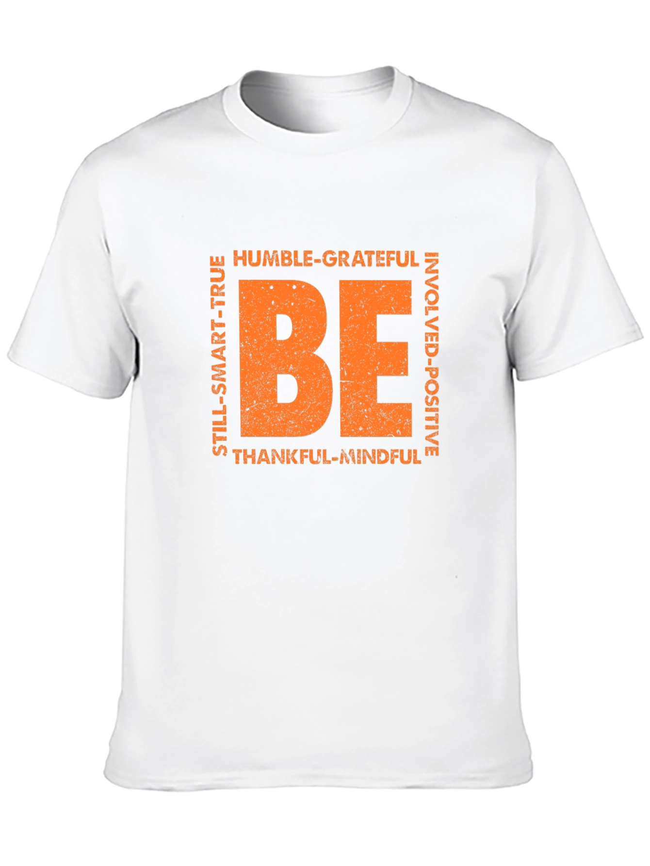 Inspirational BE Positive Graphic T-Shirt - Soft Cotton Tee