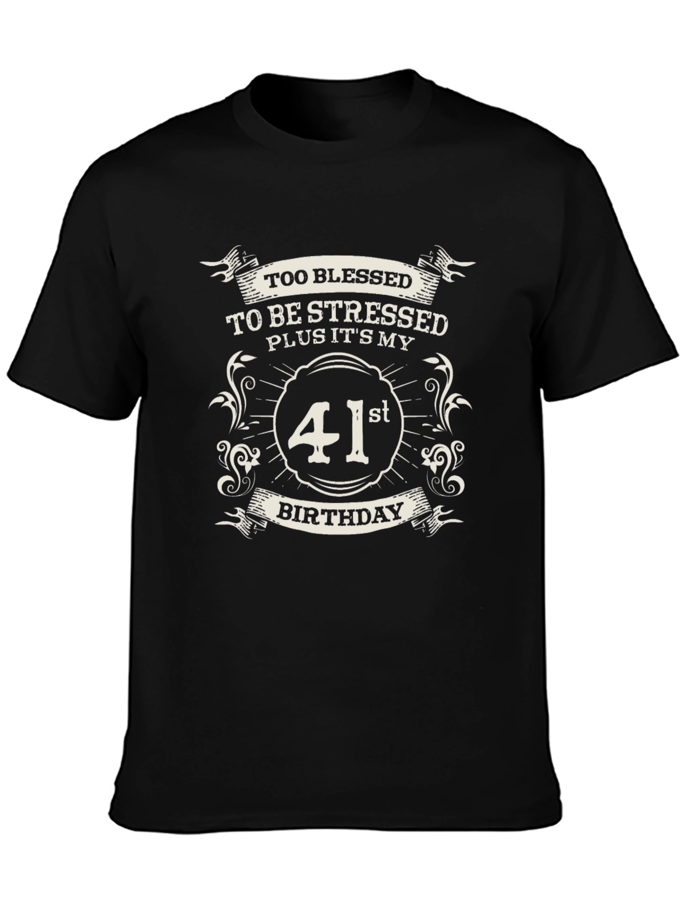 41st Birthday Blessed Graphic Tee