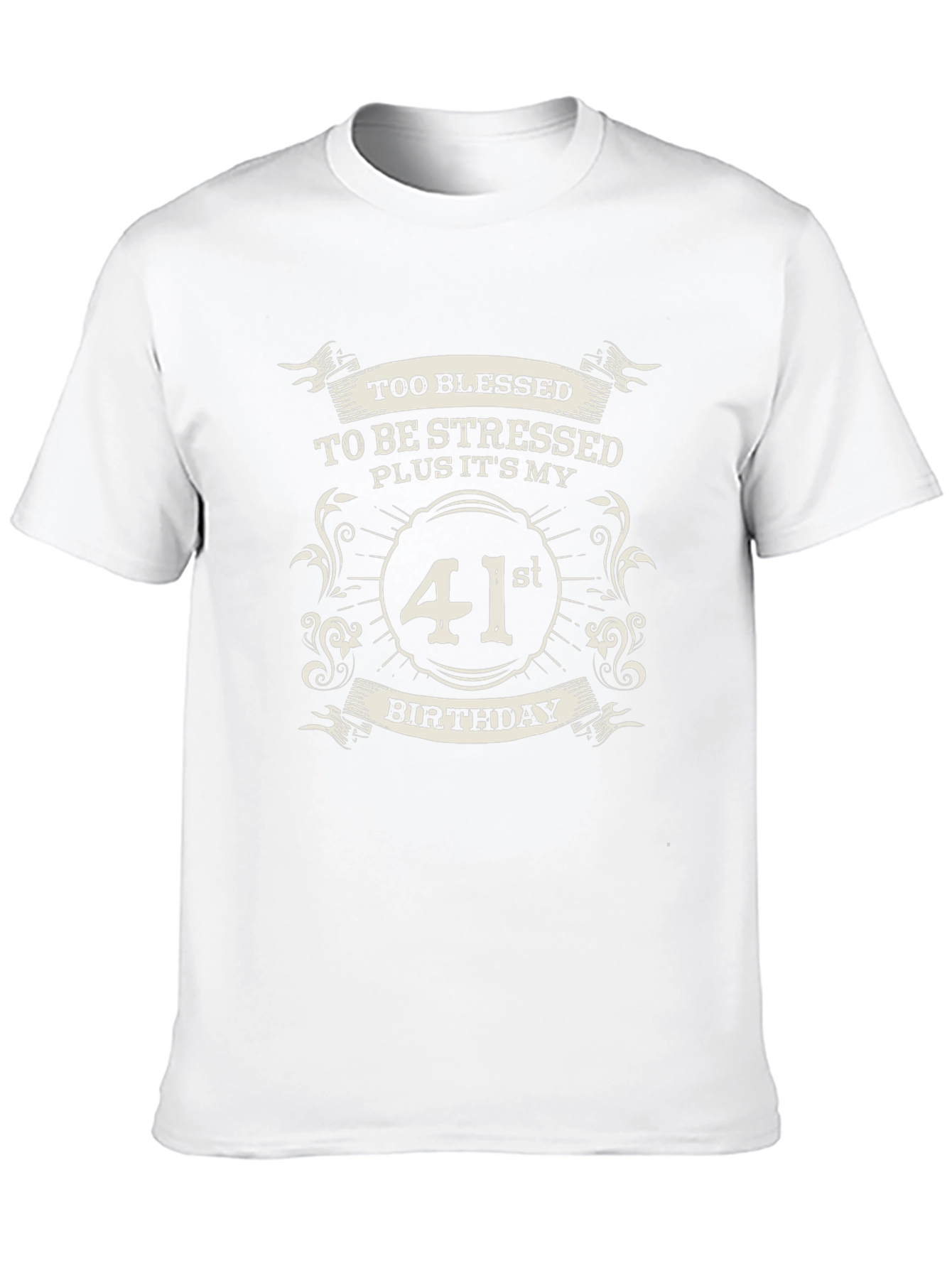 41st Birthday Blessed Graphic Tee