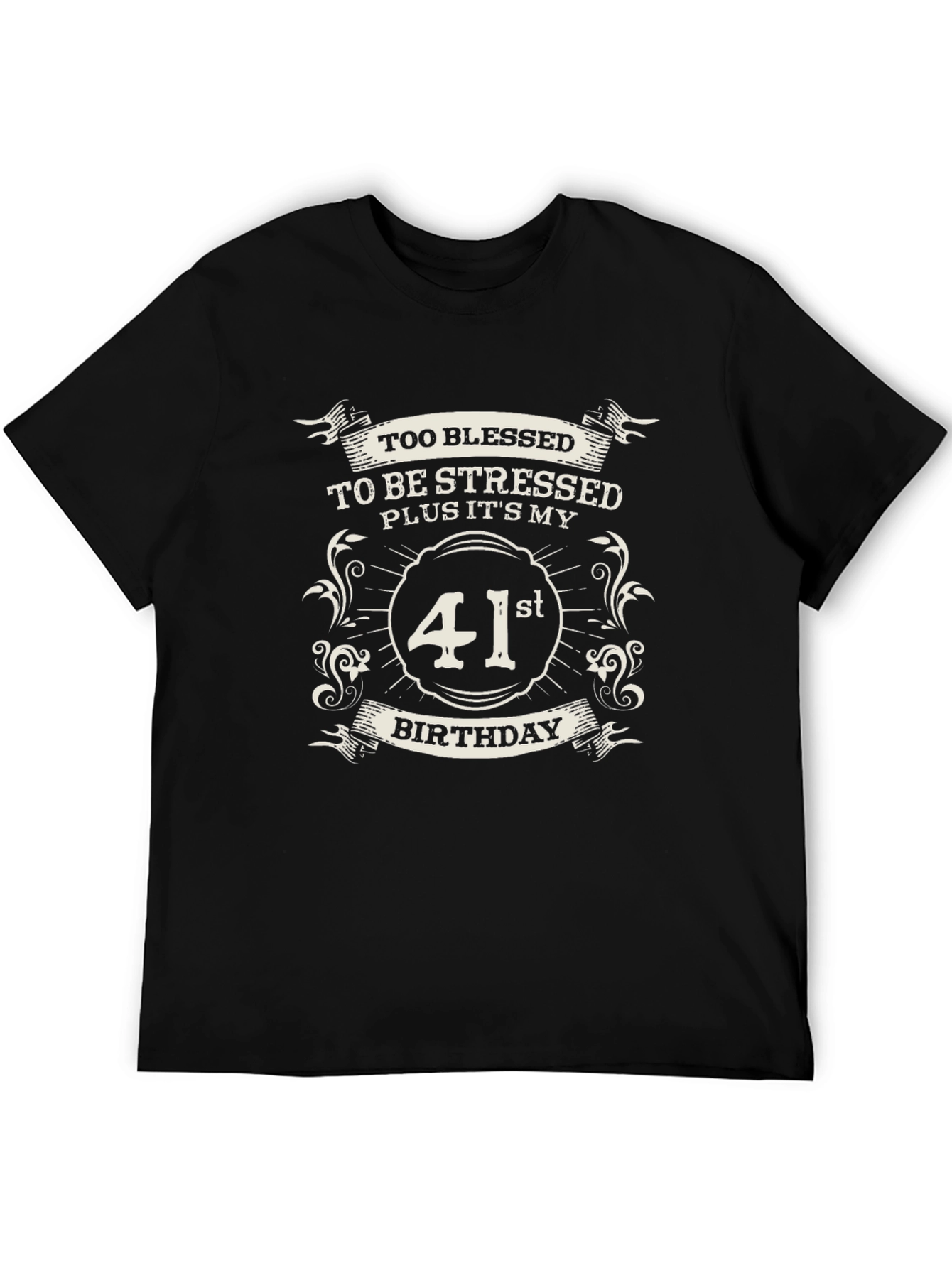 41st Birthday Blessed Graphic Tee