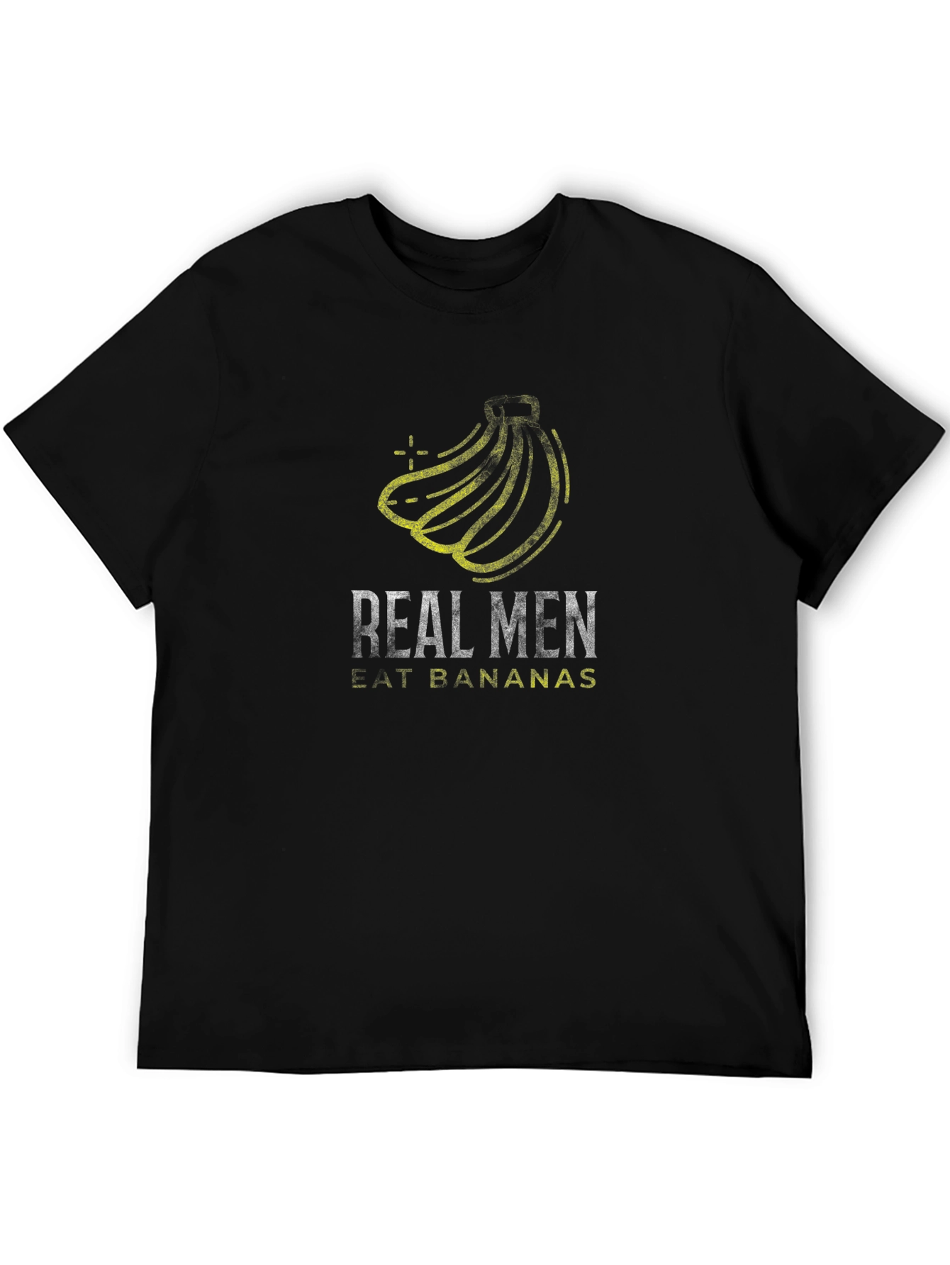 Real Men Eat Bananas Graphic T-Shirt
