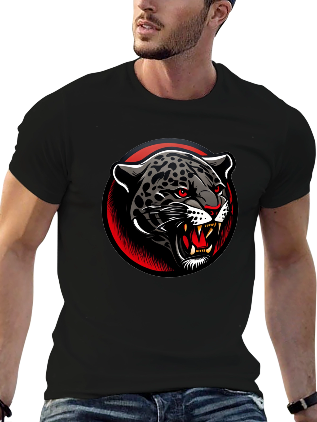 Black Panther Graphic Print T-Shirt