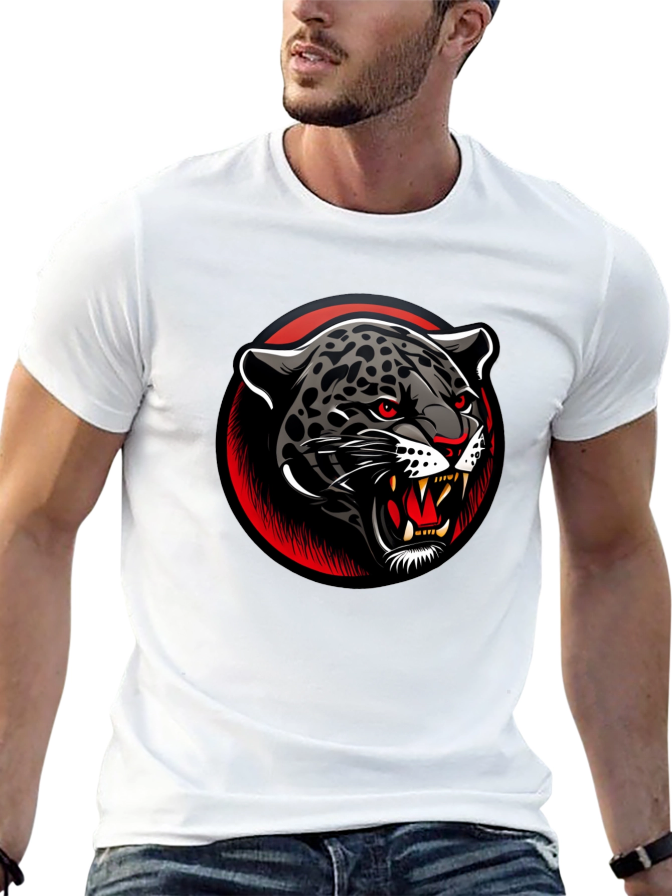 Black Panther Graphic Print T-Shirt